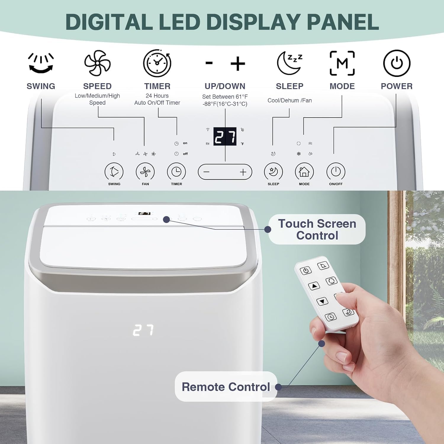 Qeetex ZYS-PHO-10HTZUF4 Portable-Air-Conditioners - View #7