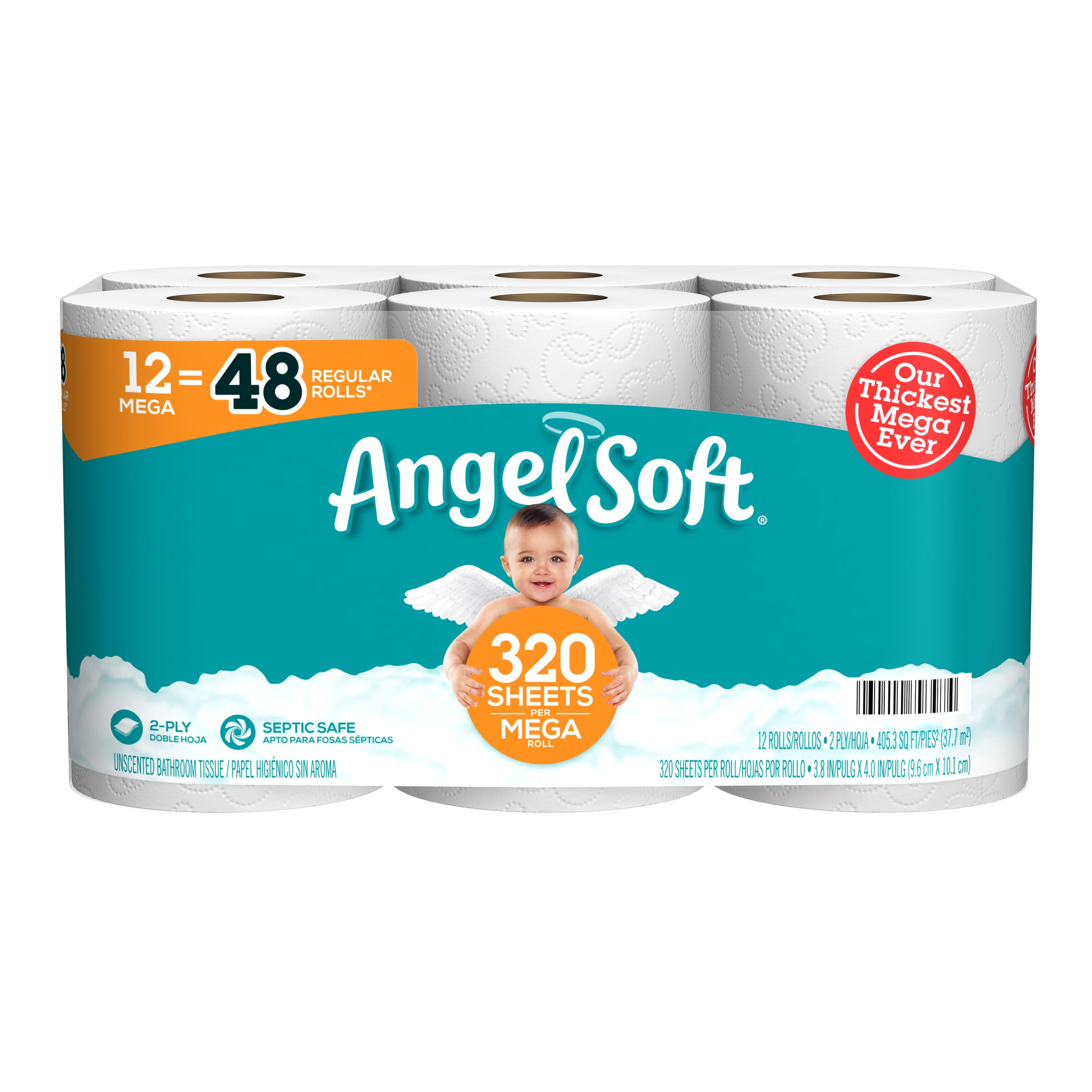 Fine Extra Soft Toilet Tissue Rolls - Pack Of 12 Rolls, 200 Sheets X 2 Ply,  White : Buy Online at Best Price in KSA - Souq is now : Health
