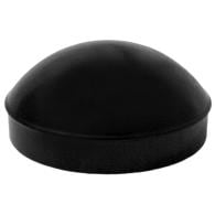  05047BKA 2-in W x 1-in L Powder-coated Chain-link fence Dome cap - Fits Common Post Measurement: 2-3/8-in x 2-3/8-in