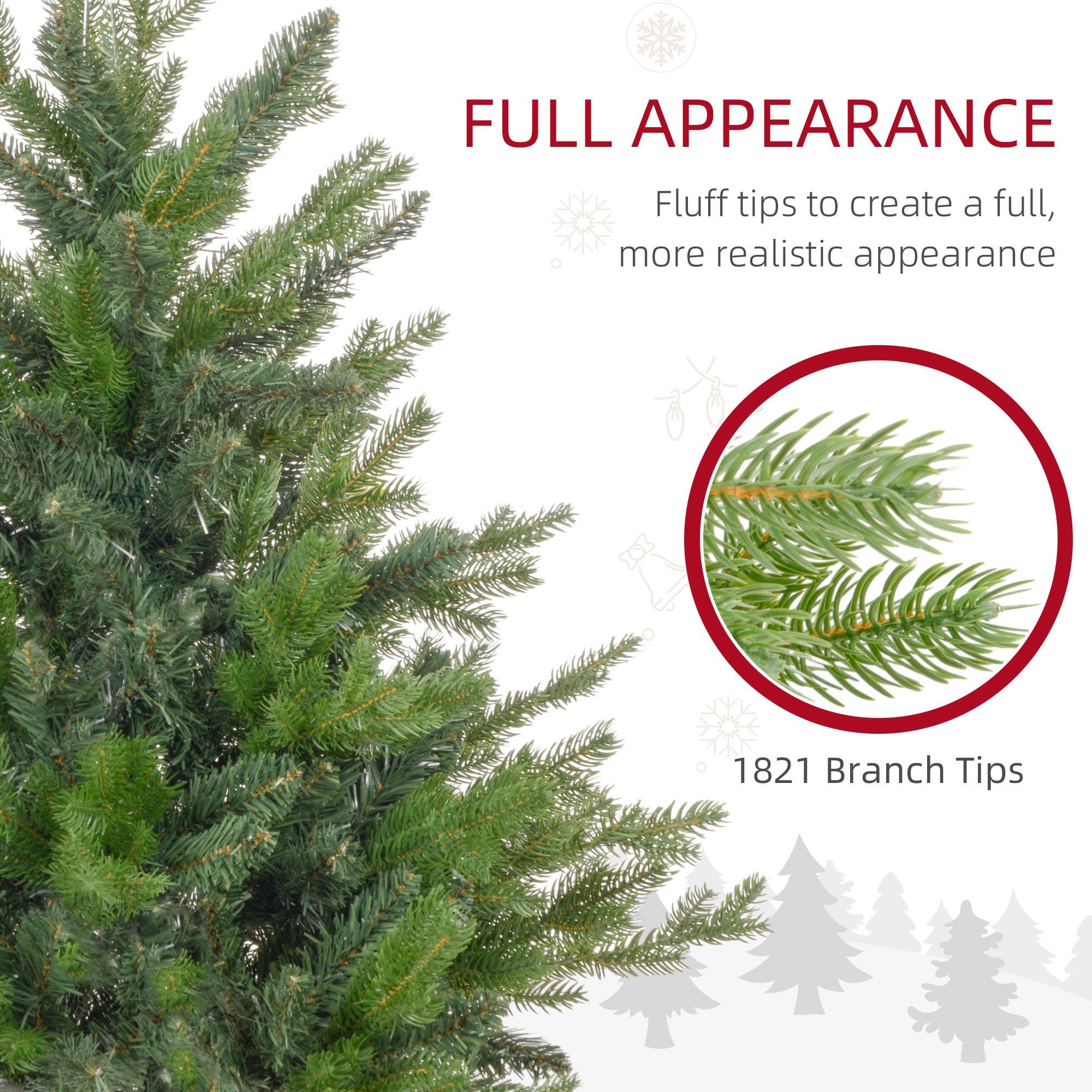 Tatayosi XH-229175 Artificial-Christmas-Trees - View #3