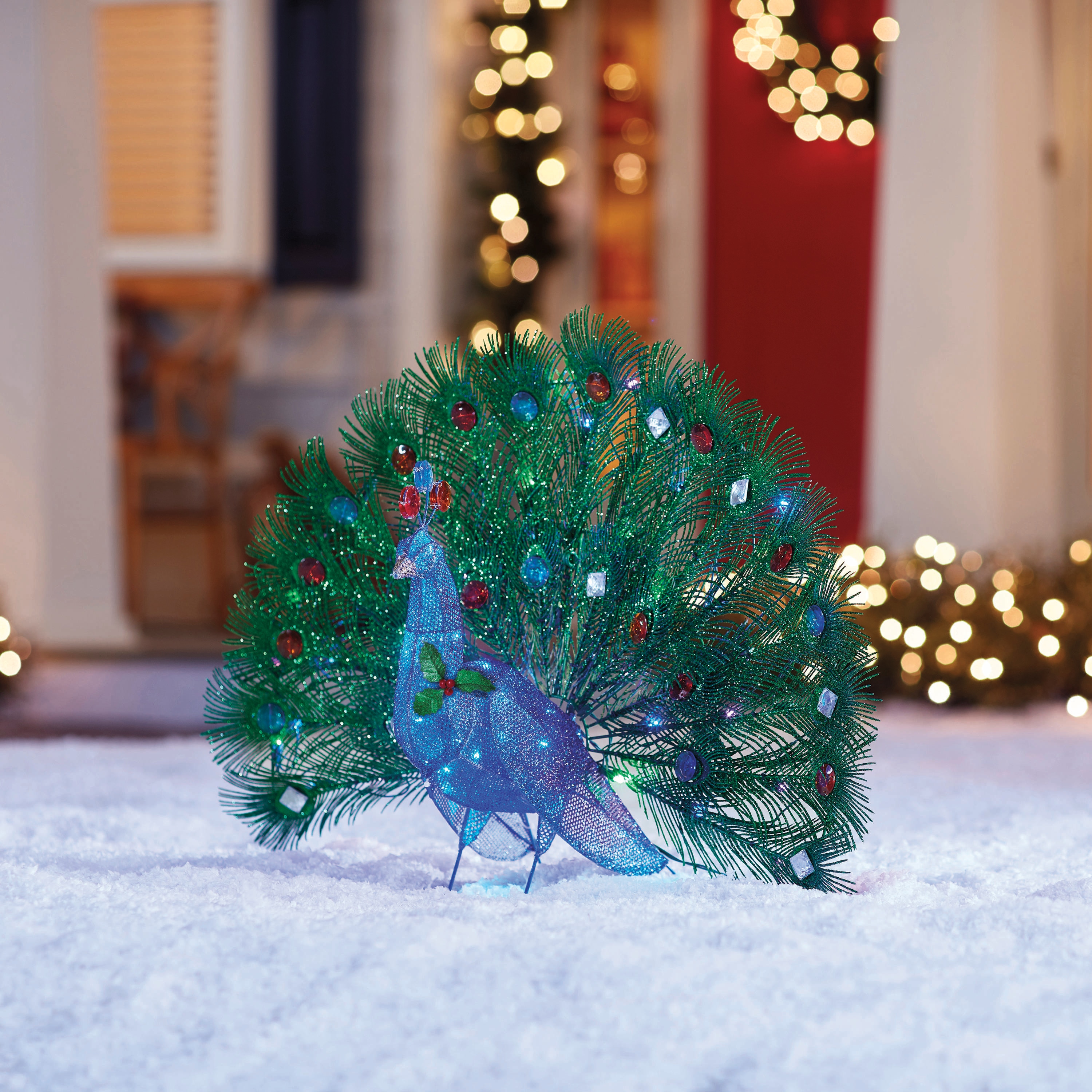 peacock christmas decoration at lowes｜TikTok Search