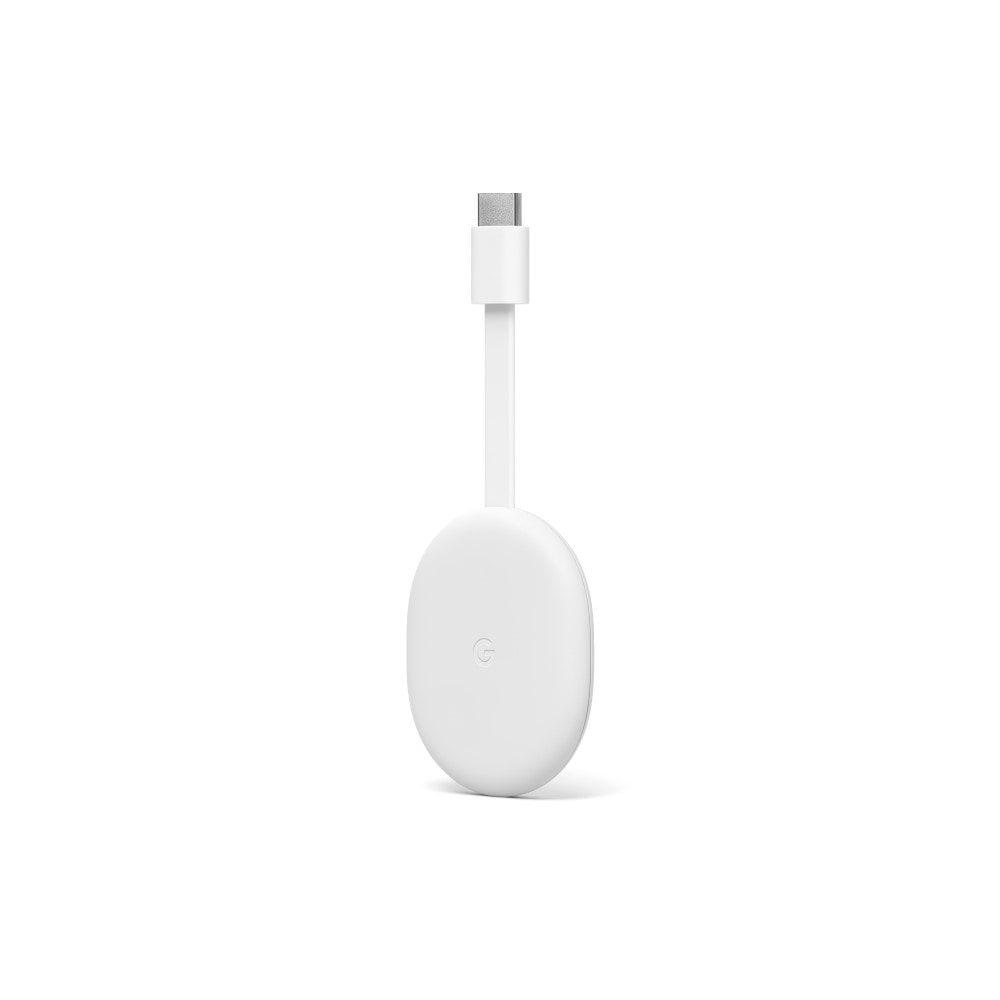  Chromecast with Google TV Watch Movies, Shows, and Live TV in  4K HDR - Snow (Renewed) : Electronics