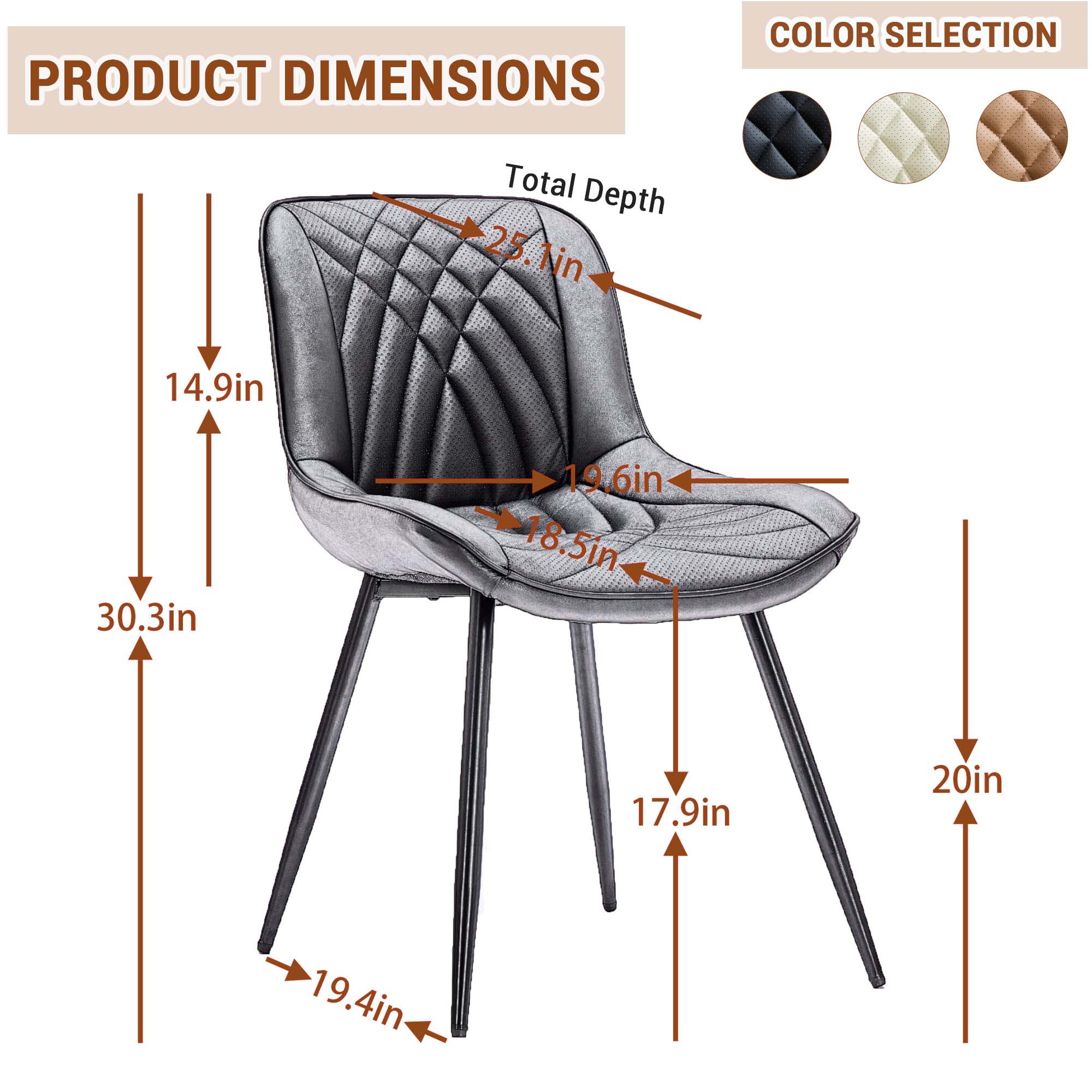 Fun Orange FUN25YZ14 Dining-Chairs - View #9