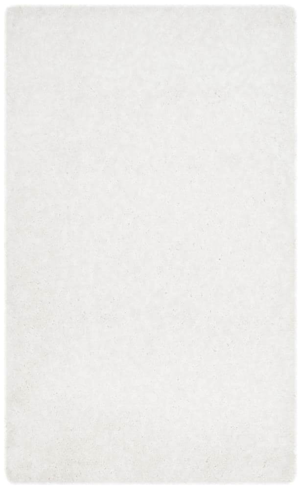 Safavieh SGE620A-4 Express 4 x 6 (ft) Tufted Polyester Ivory Rectangular Indoor Solid Area rug