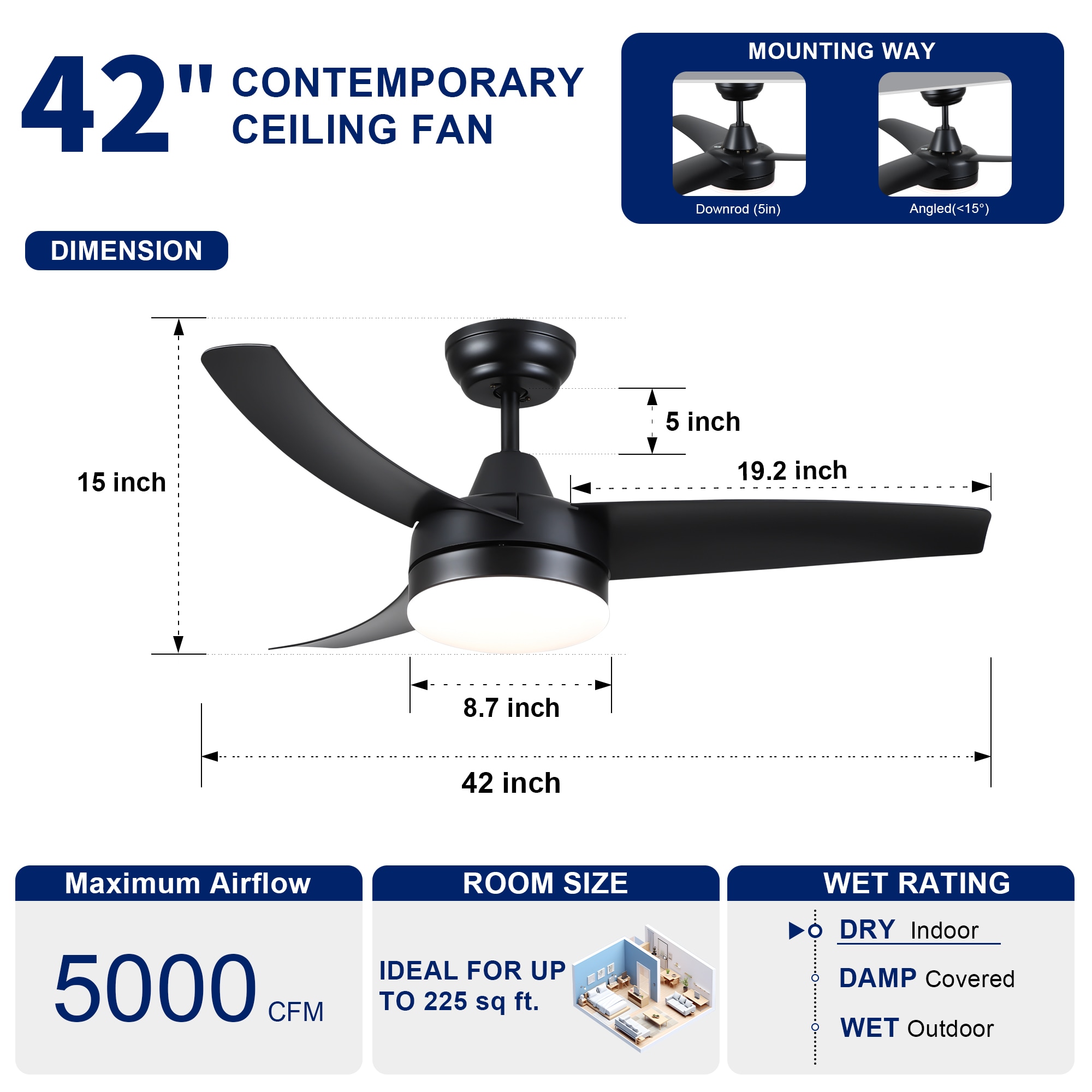 YUHAO LSDC1053BK422 Ceiling-Fans - View #5