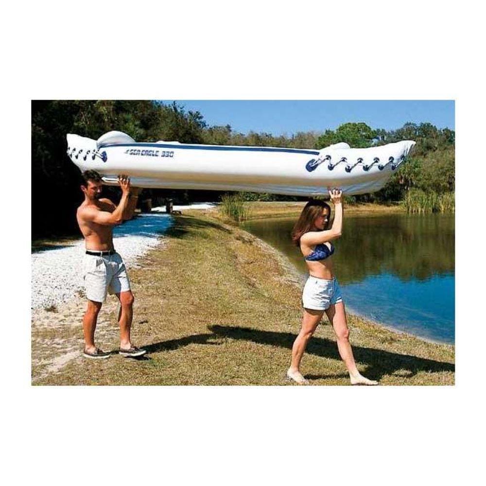 Sea Eagle Inflatable 2-Person Sit-in Kayak with 500-lb Capacity, 26-lb  Weight, and Complete Package in the Kayaks department at