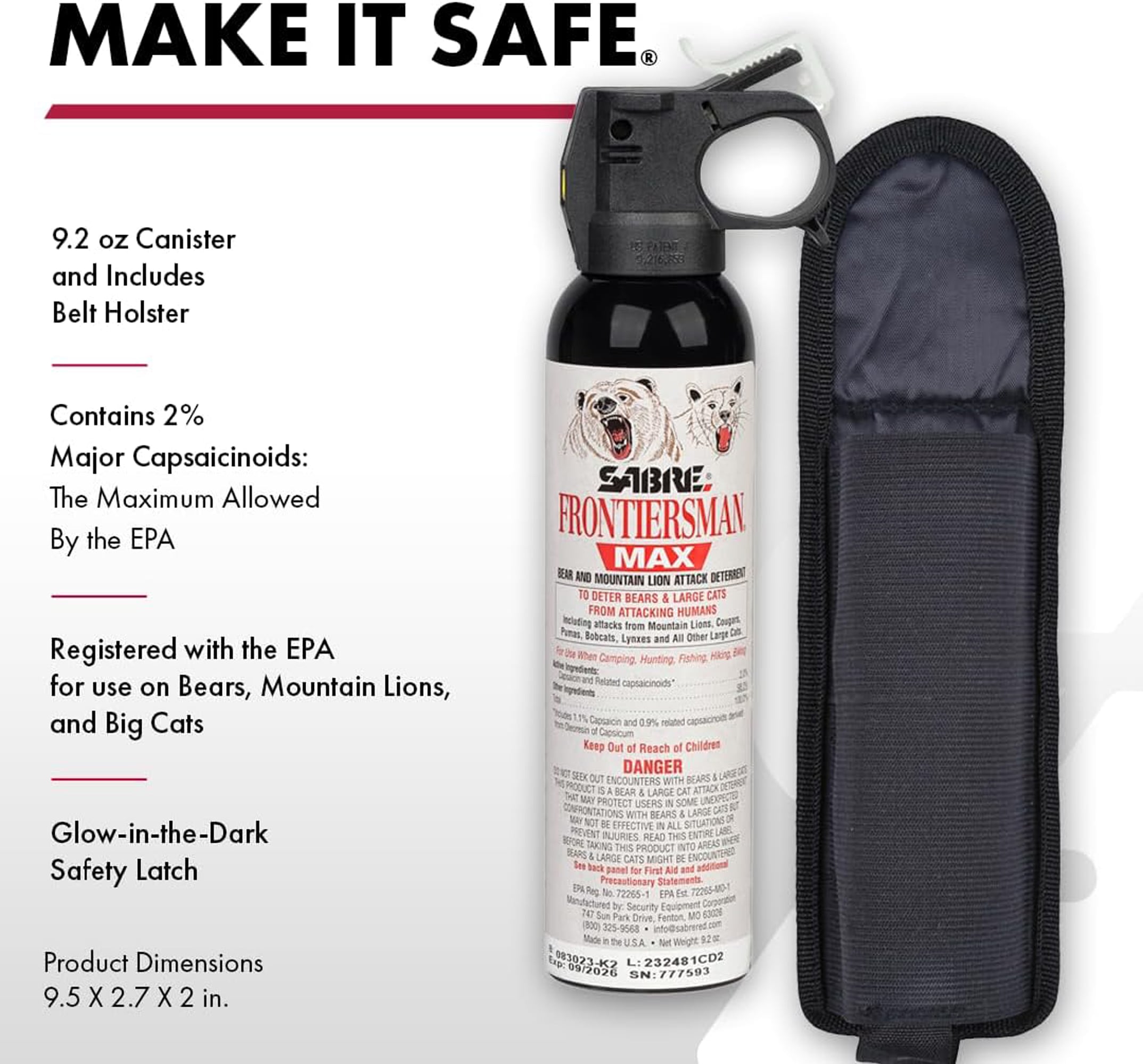 SABRE FBADX-07 Pepper-Spray - View #2