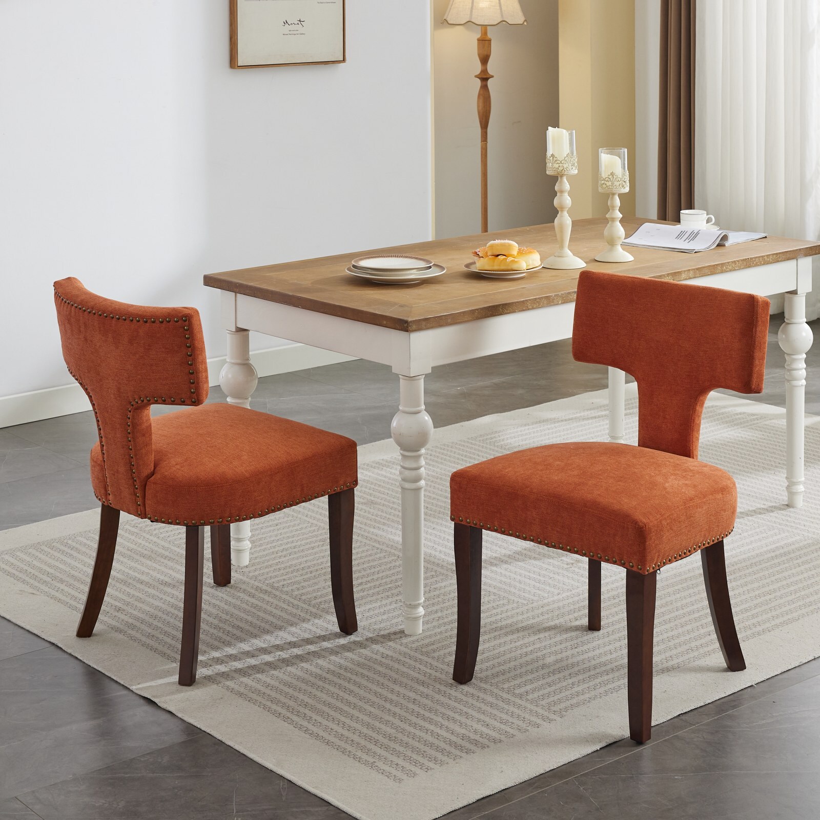 Hrinhom HC-W7005-ORANGE Dining-Chairs - View #2