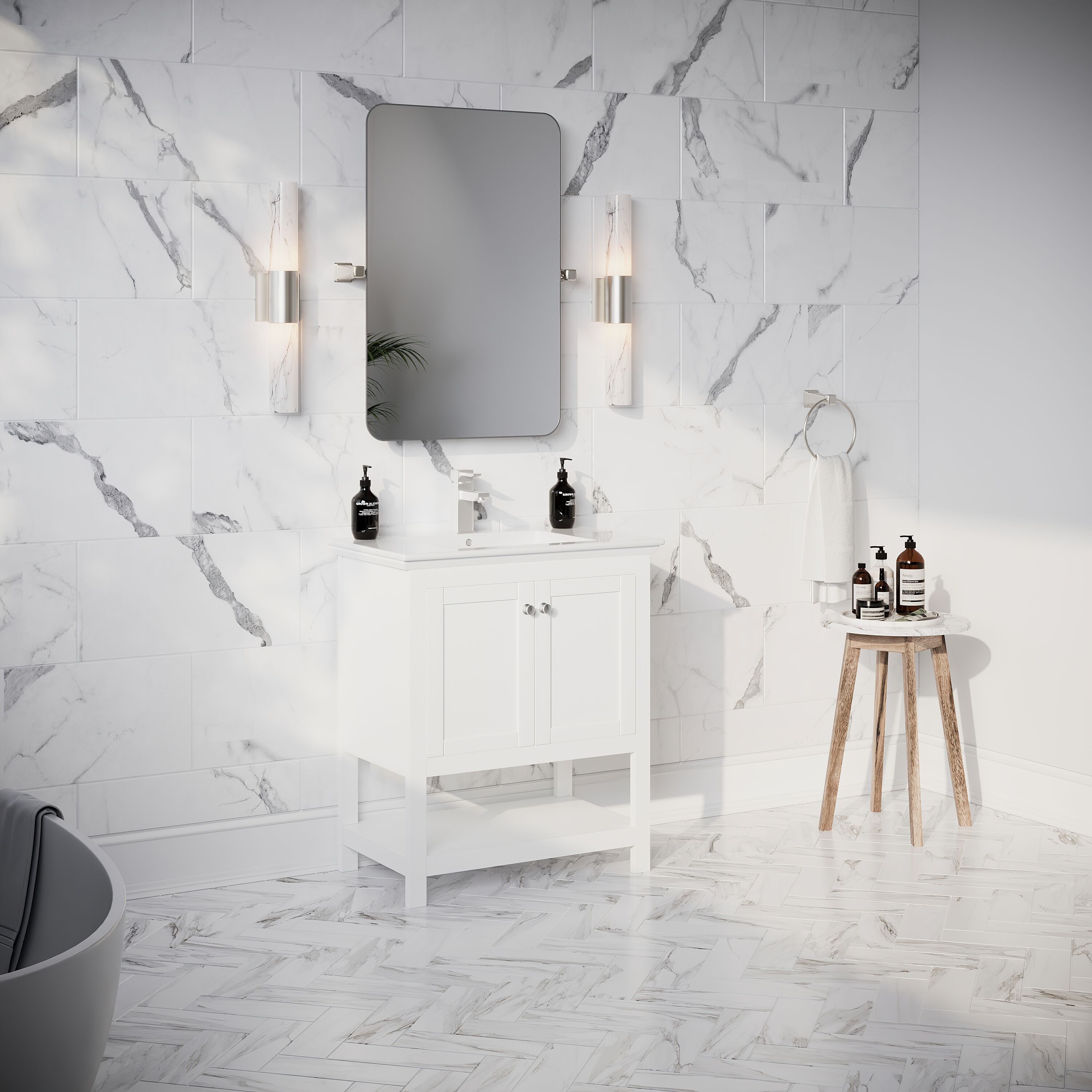 Fresca FCB2305WH-I Bath-Vanity-Combo - View #5