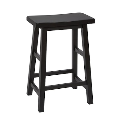 Black Counter Height Bar Stool In The, Moore Clear Acrylic Swivel High Back Bar Stools Set Of 2