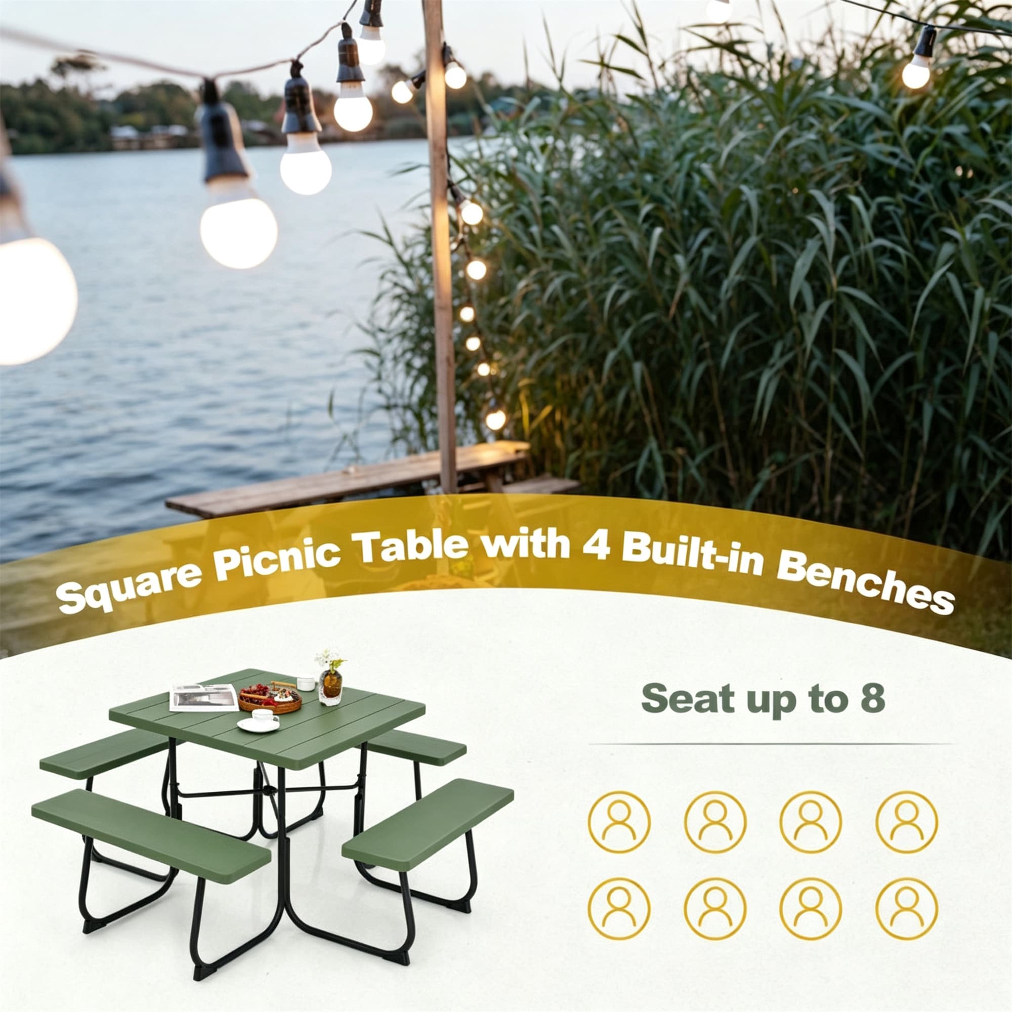 BABOOM BOM-021AAE-OR Picnic-Tables - View #4