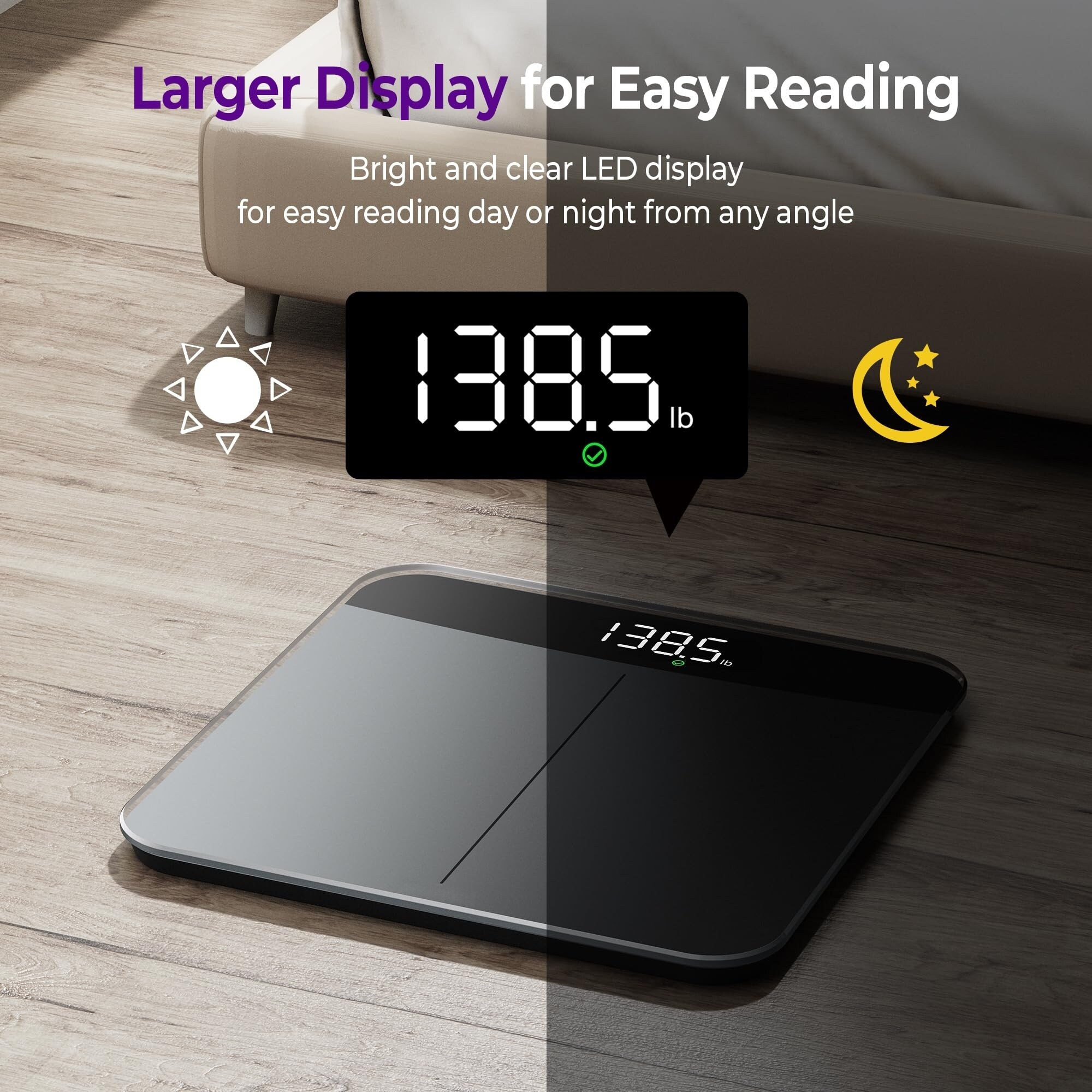 Wudkey L4-UI7T3Q Bathroom-Scales - View #3