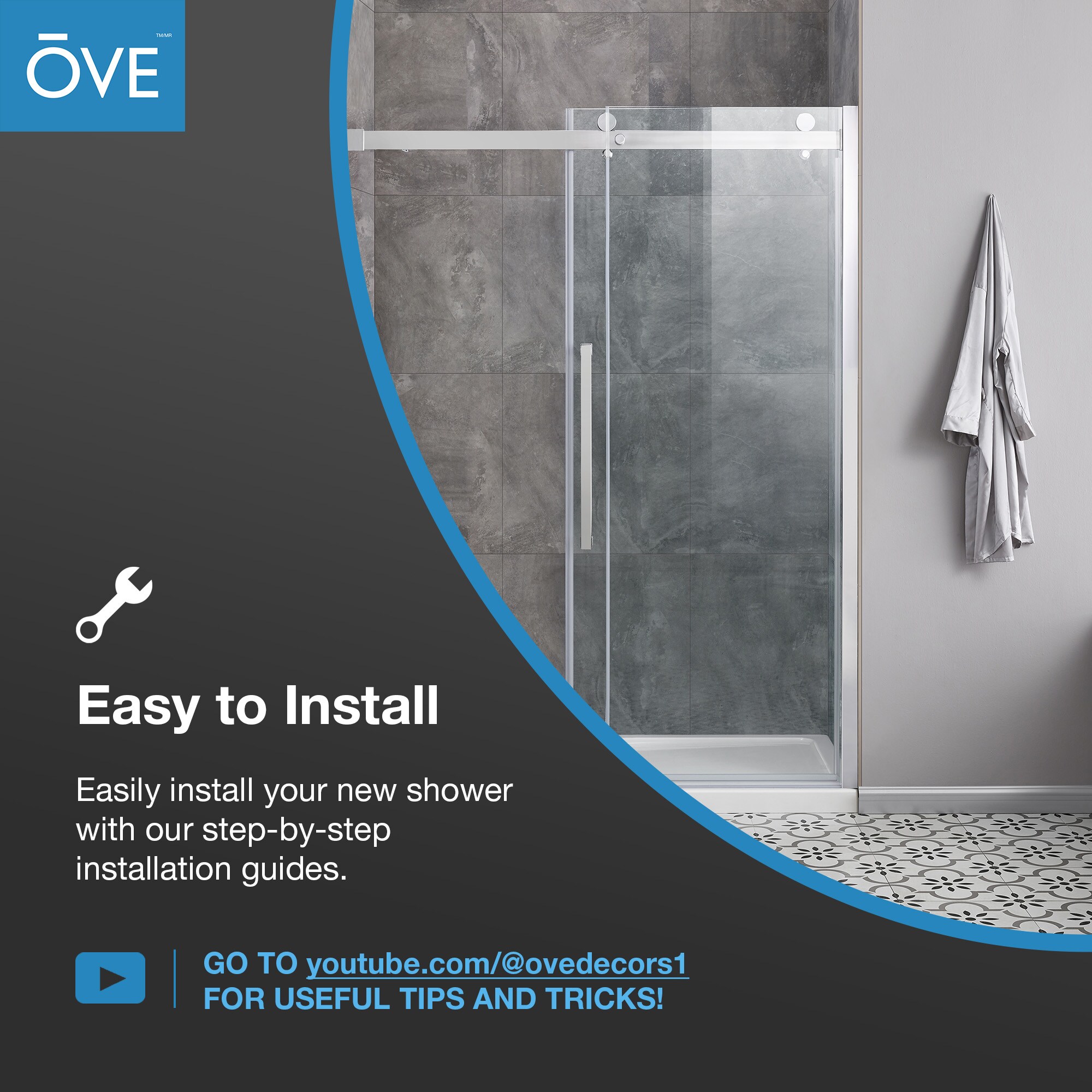 OVE Decors BEL-60GPCH Shower-Doors - View #9