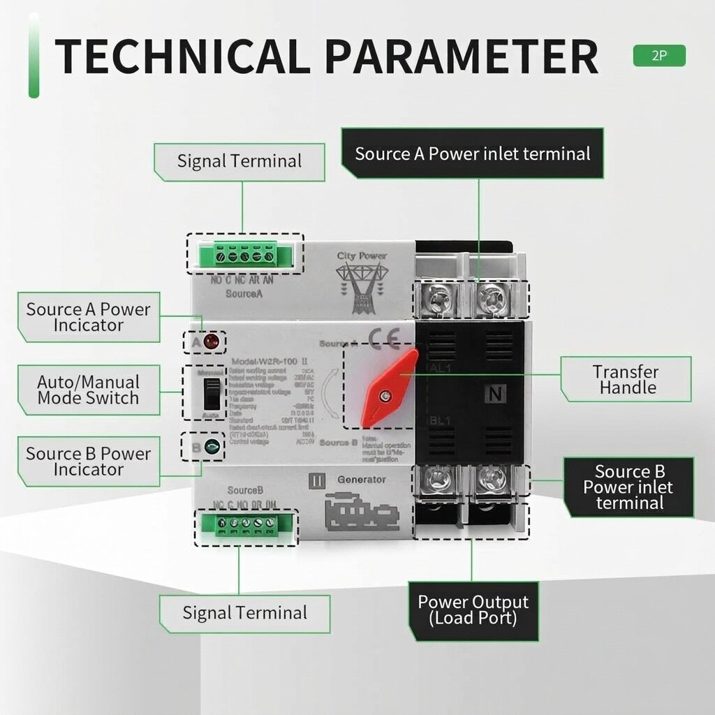 Misopily LMS0524M027 Transfer-Switch-Kit - View #3