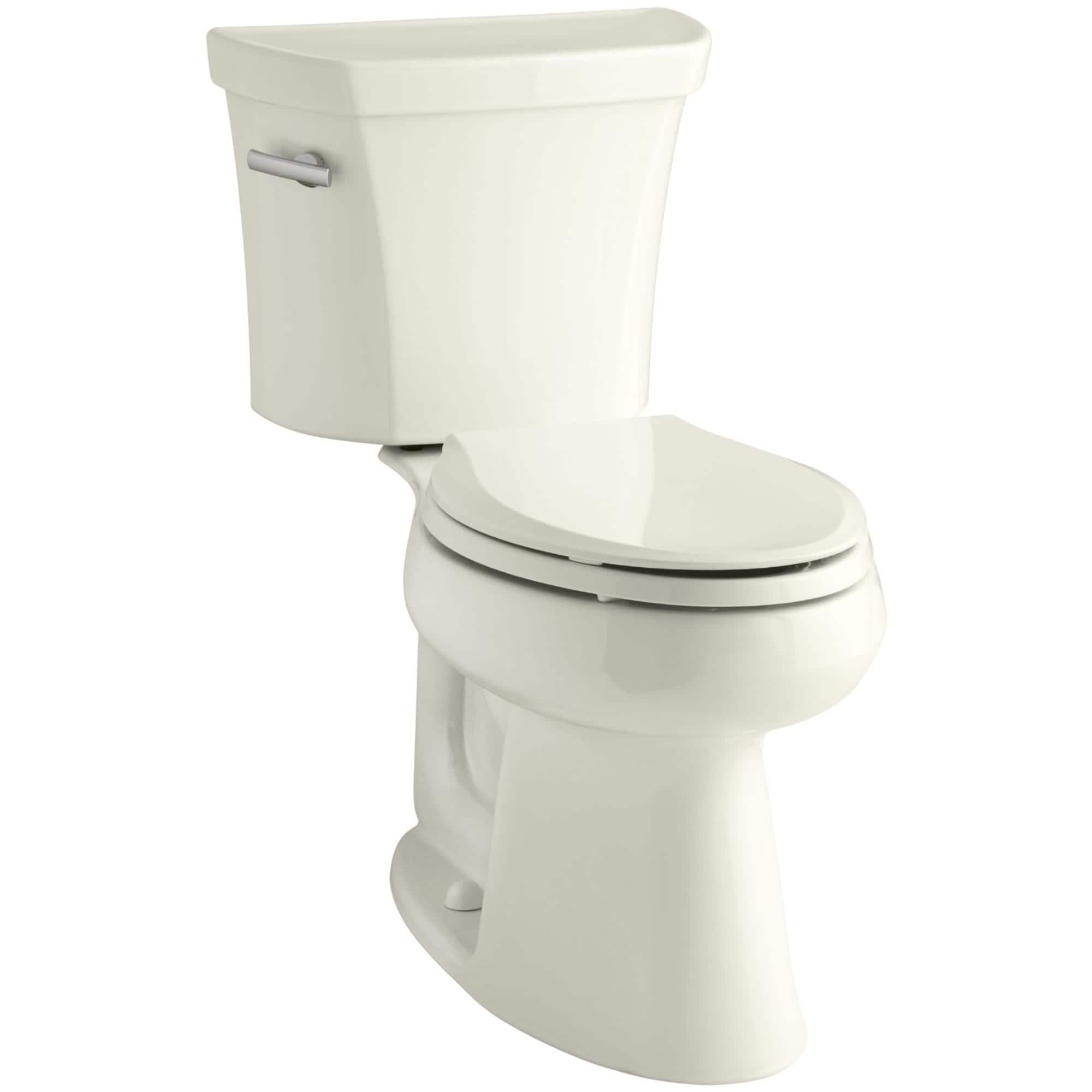 KOHLER K-3979-7 Highline Black Elongated Chair height 2-piece Toilet 12-in Rough-In 1.6 GPF