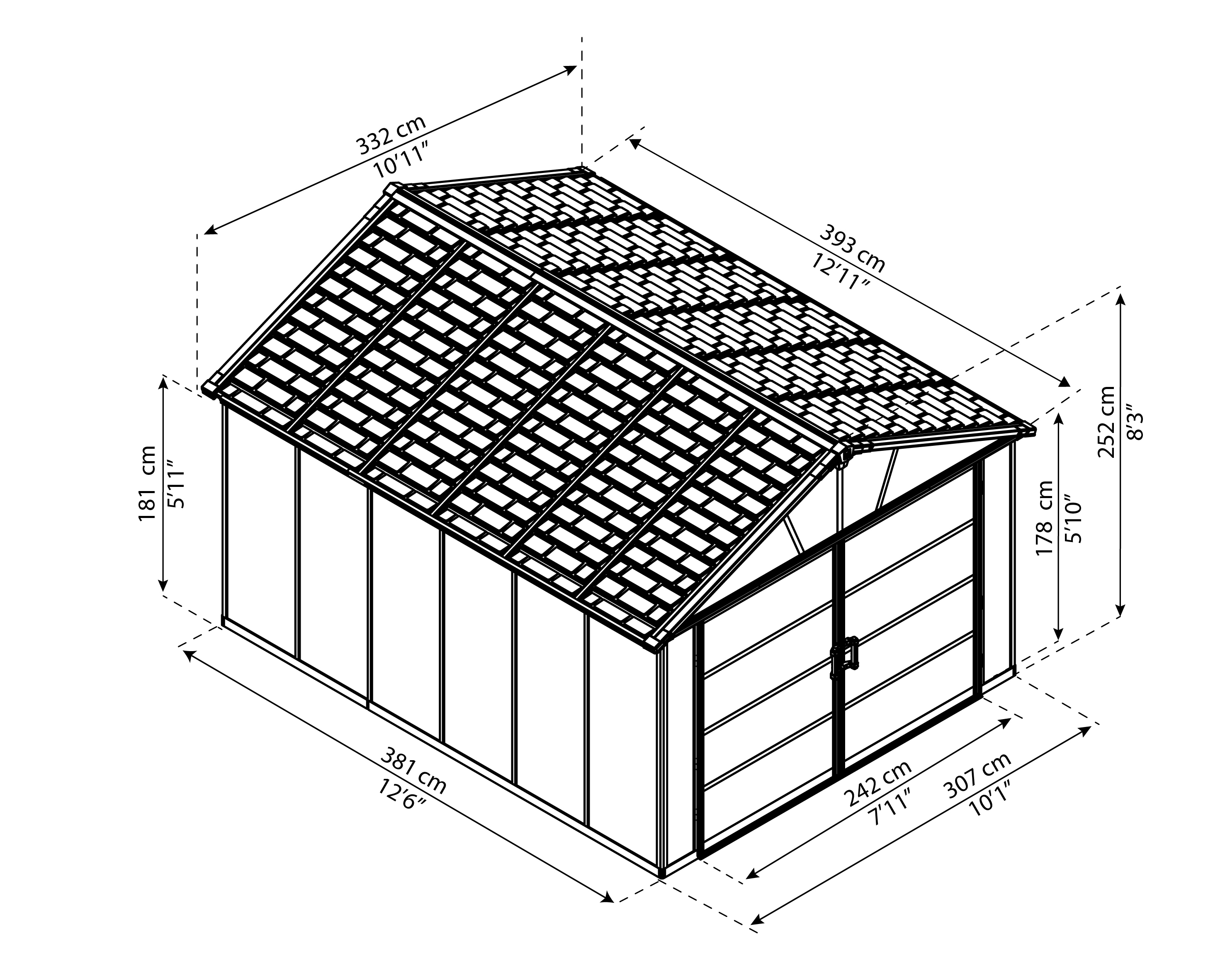 Canopia by Palram 706222 Vinyl-Resin-Storage-Buildings - View #4