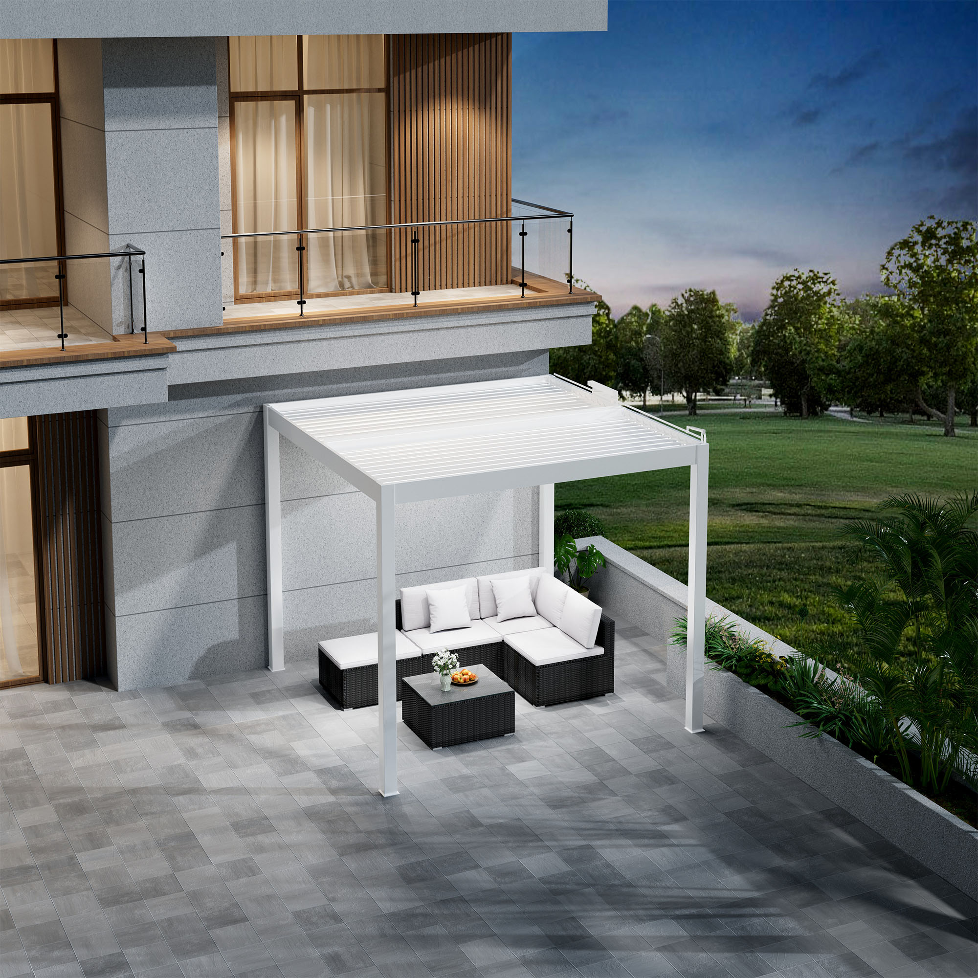 Mondawe MO-P31013WH Pergolas-2 - View #13