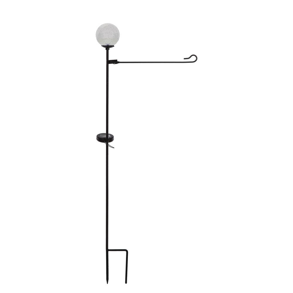 Evergreen 20121 3.8-ft Black Metal Garden Flag Pole