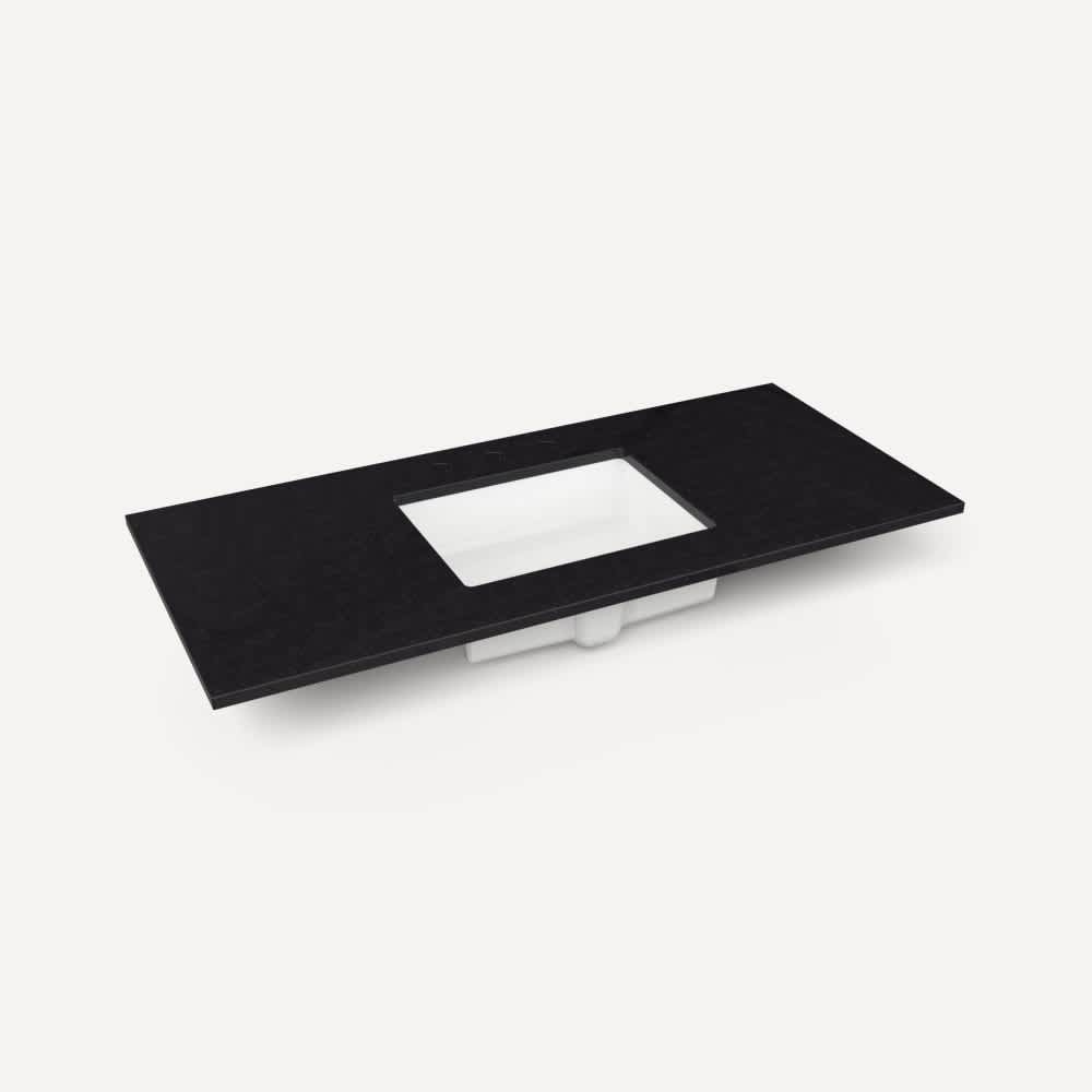 Robern  TB49UCO8 49 Inch Quartz Vanity Top for Widespread Faucet
