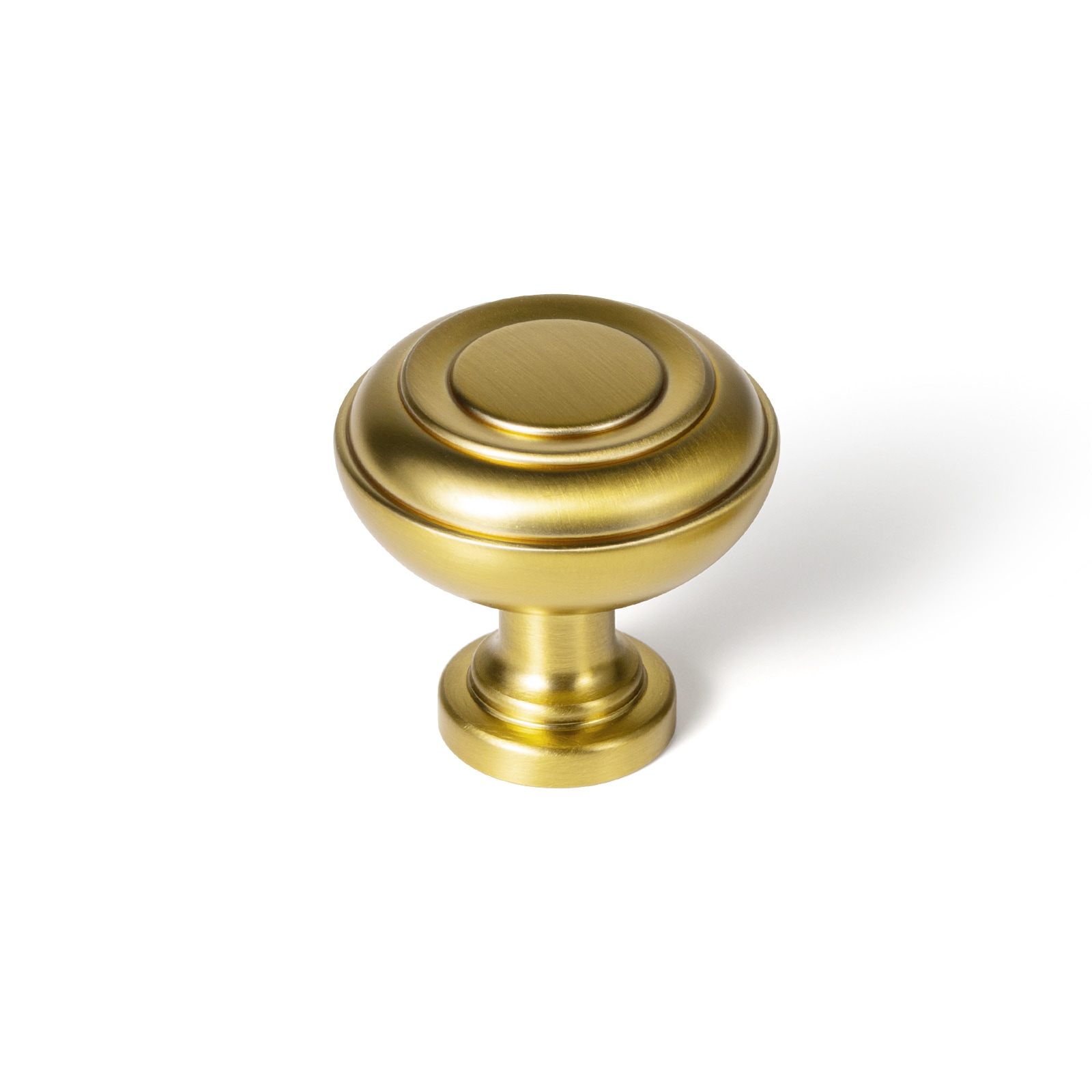 Miaokesen 2232LSJ-DK 1-1/4-in Brushed Gold Mushroom Modern Cabinet Knob 6 -Pack