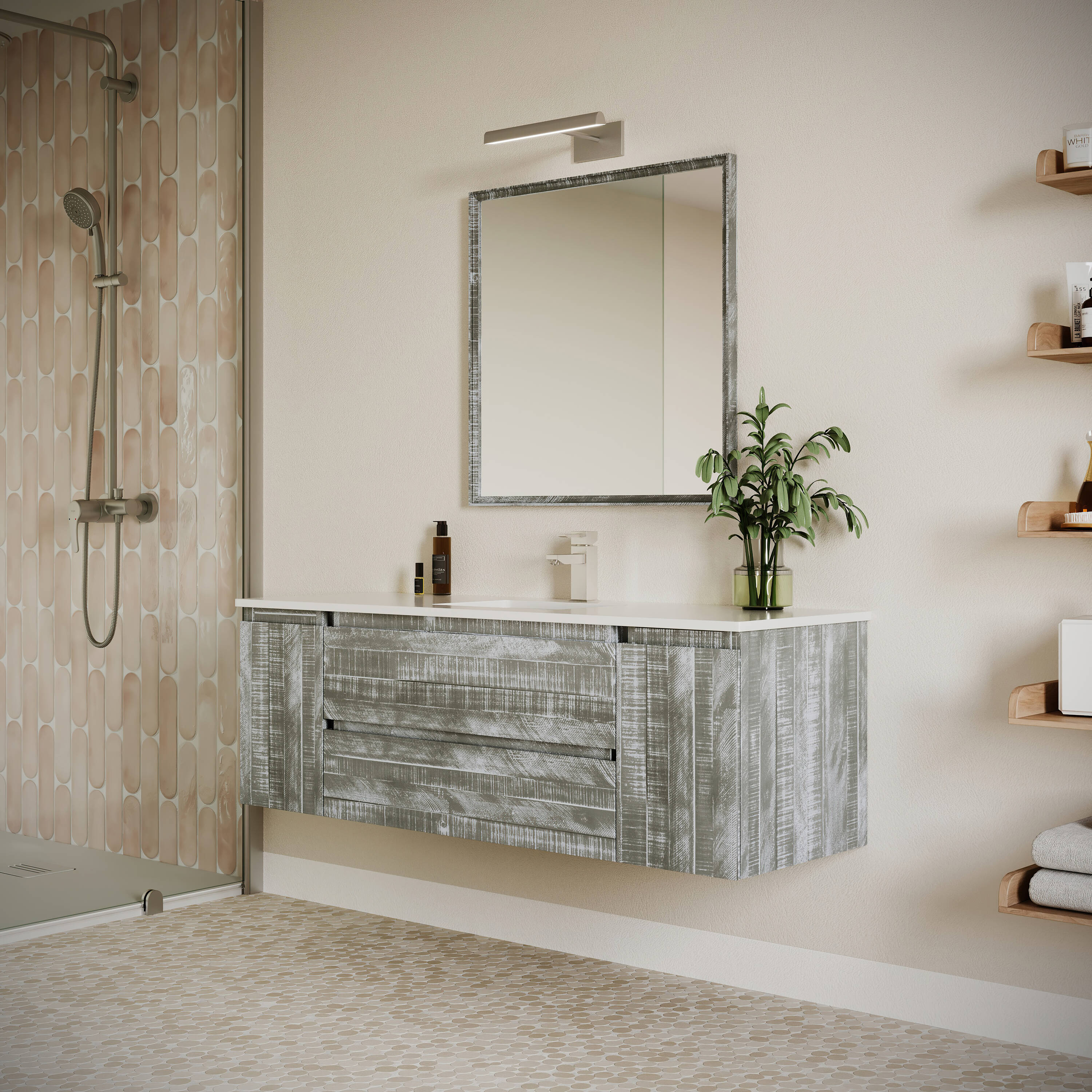 Fresca FVN31-123612ASH Bath-Vanity-Combo - View #4