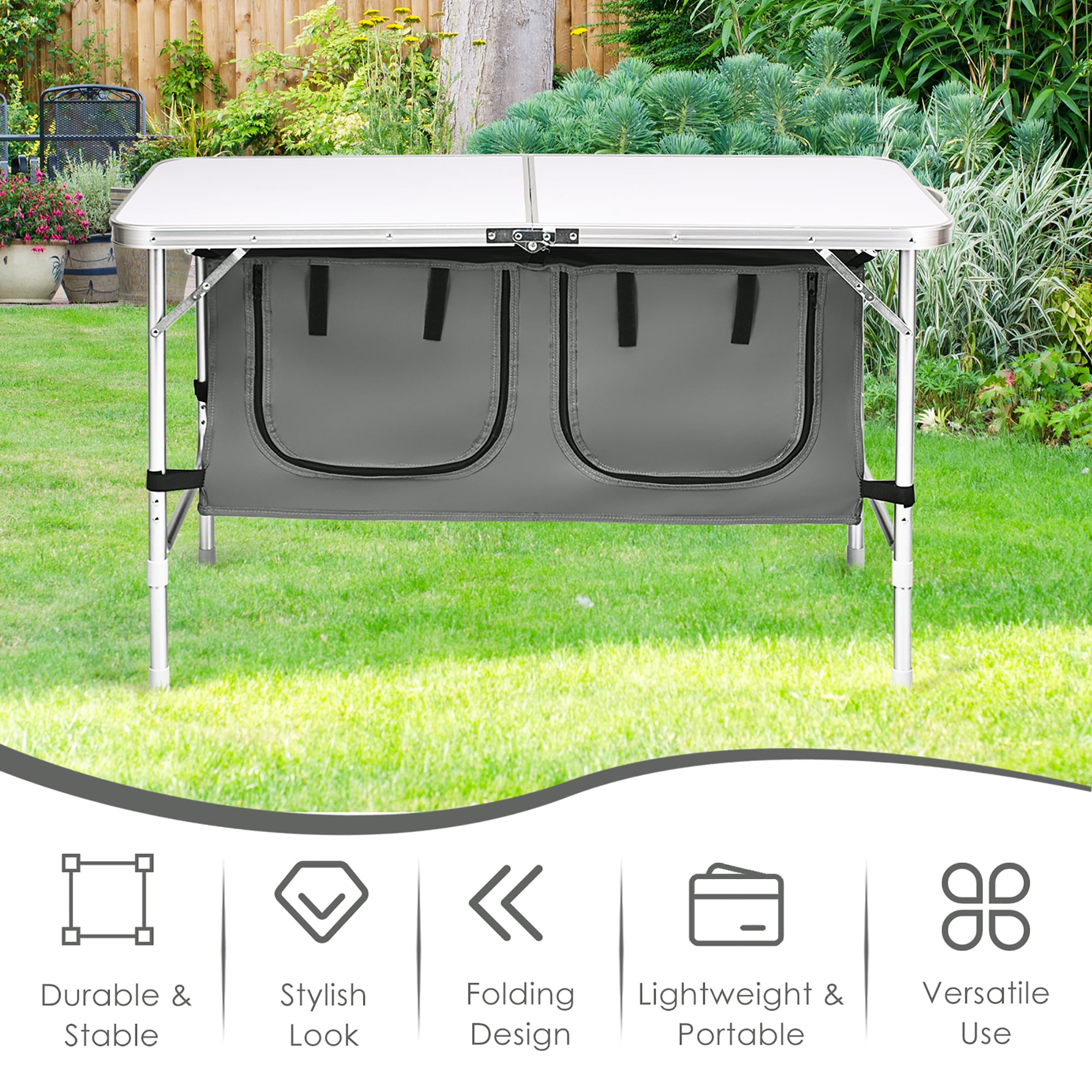 Costway CSHY005503 Patio-Tables - View #2