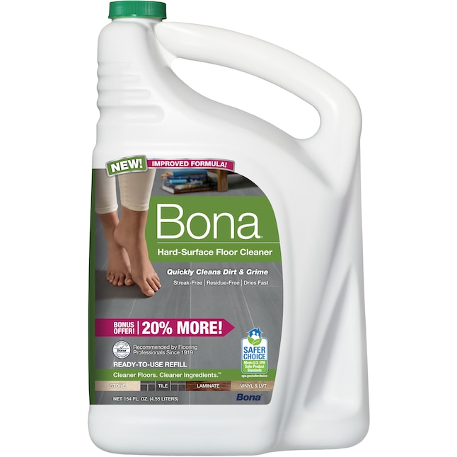Bona 154 Fl Oz Liquid Floor Cleaner In, Floor Tile Cleaner Detergent