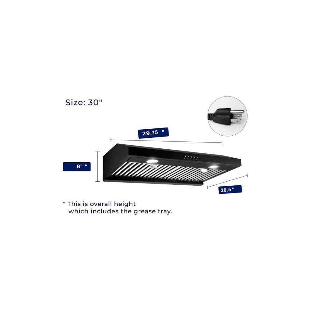 Kahomvis GEHT-QPC2-6LA Undercabinet-Range-Hoods - View #5