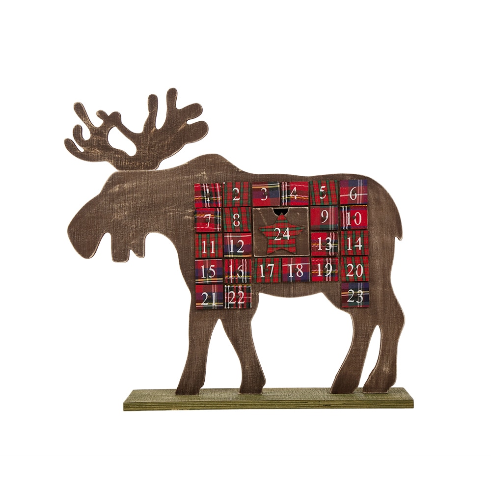 Glitzhome GH1121004392 17.72-Inches Tabletop Decoration Reindeer