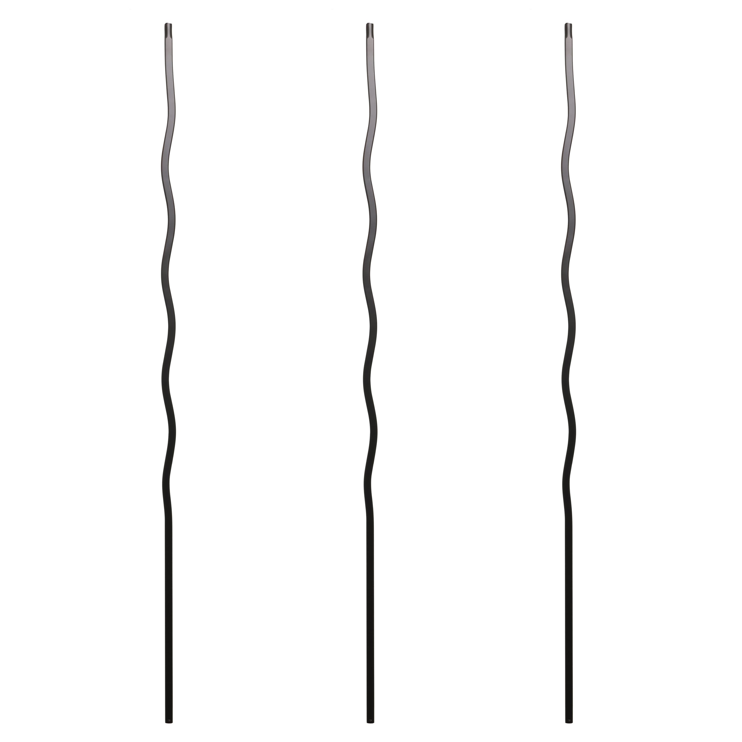 RELIABILT WGTZZRC 43-in x 0.5-in Rubbed Copper Wrought Iron Stair Baluster (3-Pack)