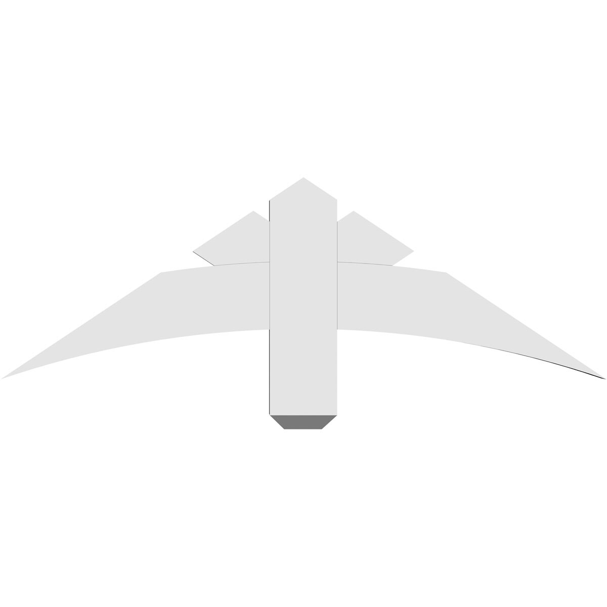 Ekena Millwork GBP036X12X0204ALB00 Exterior-Brackets-Braces - View #4