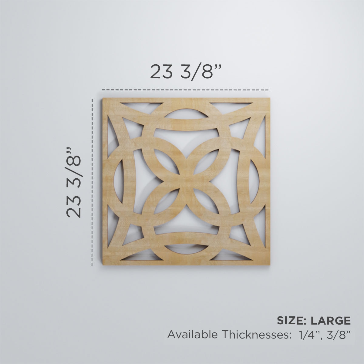 Ekena Millwork WALW24X24X0375BYTRO Wall-Panels - View #3
