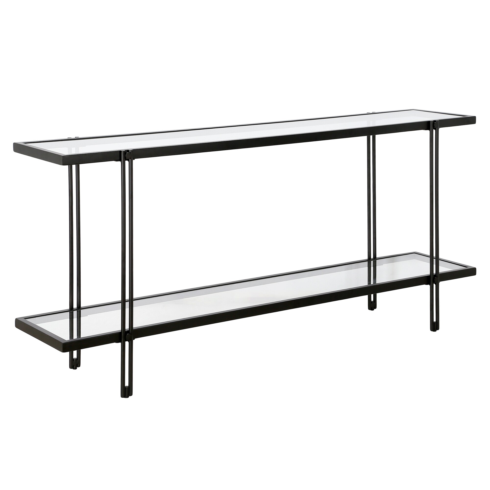 Hailey Home Inez Modern Blackened Bronze Console Table in the Console ...