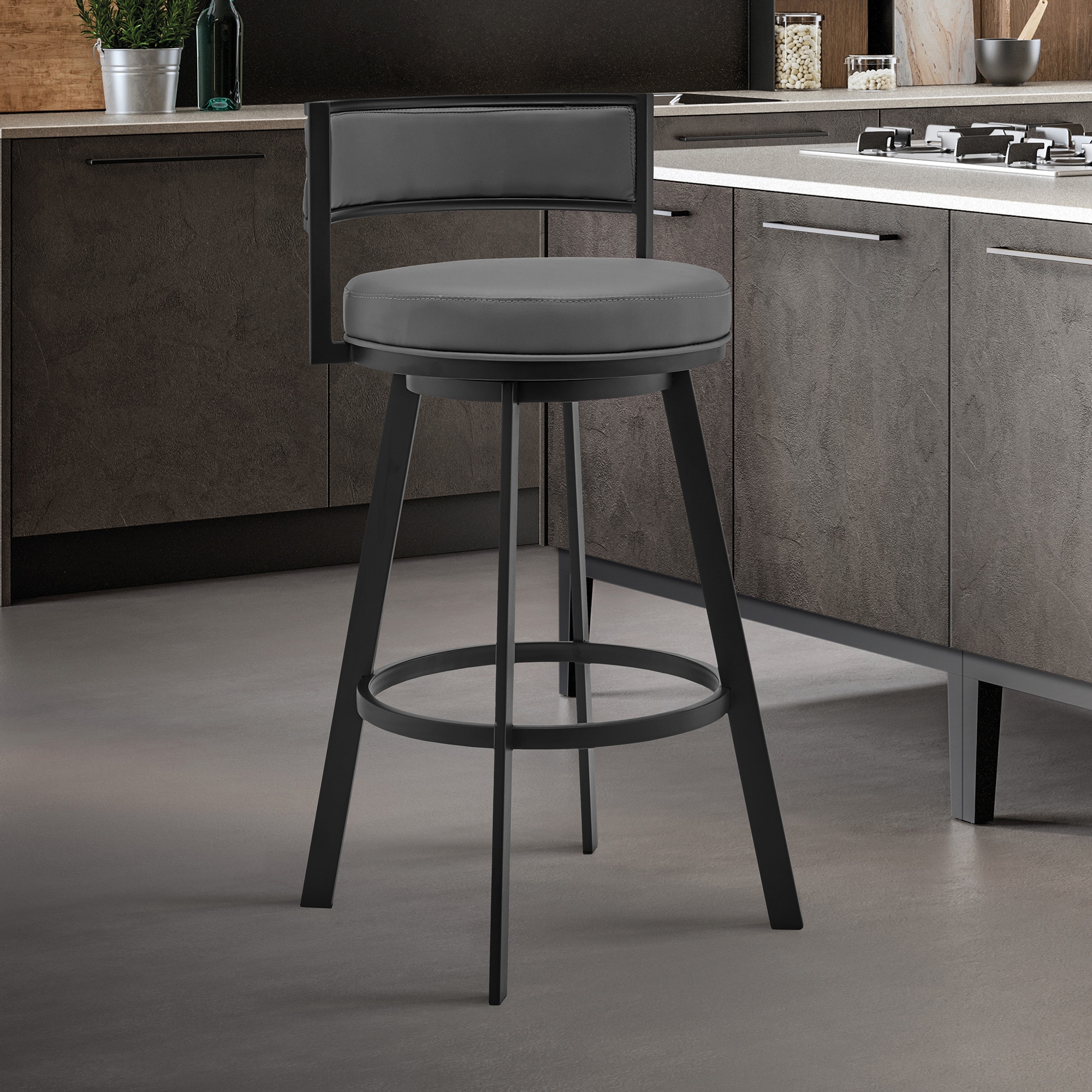 Armen Living LCRMBABLGR26 stools - View #5