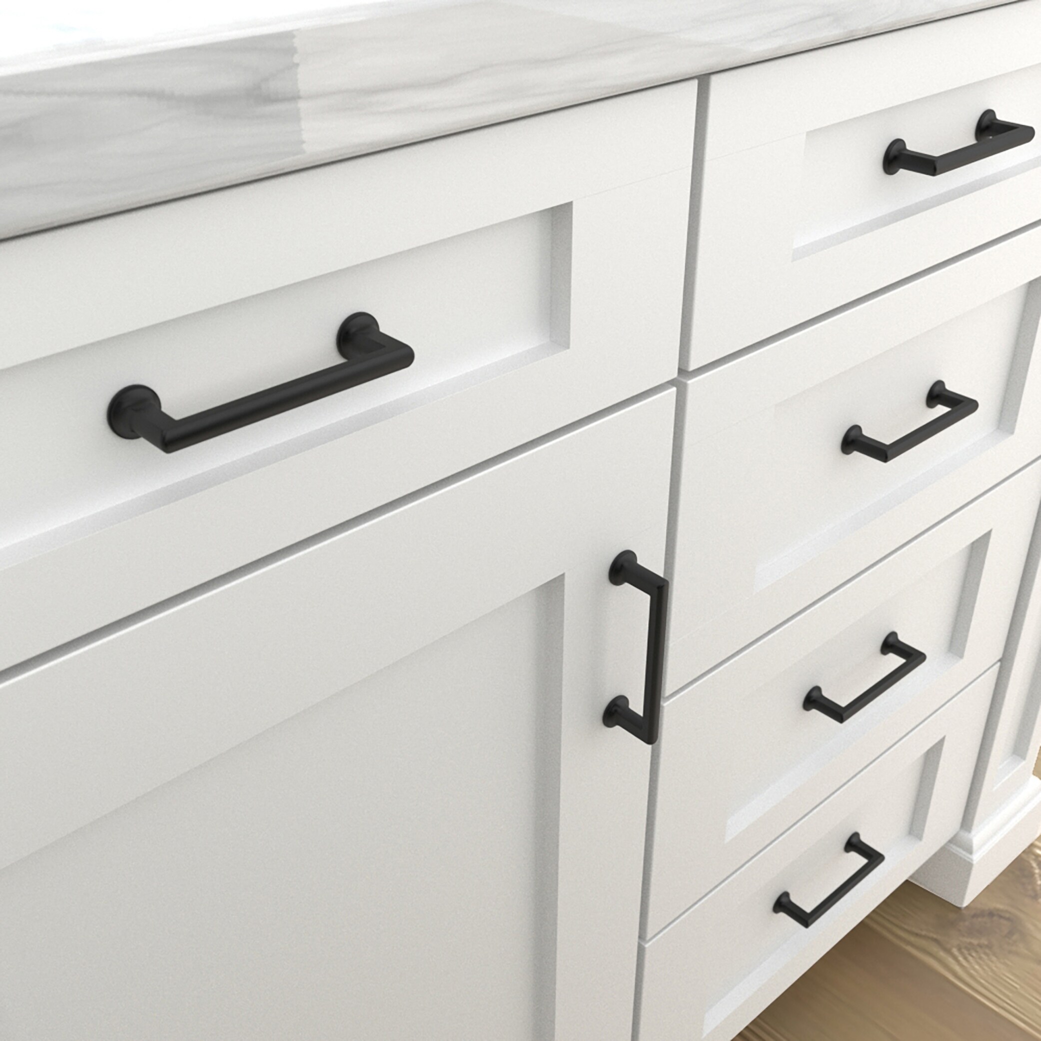 allen + roth CAB-096-627-MB-6P Cabinet-Pulls - View #6