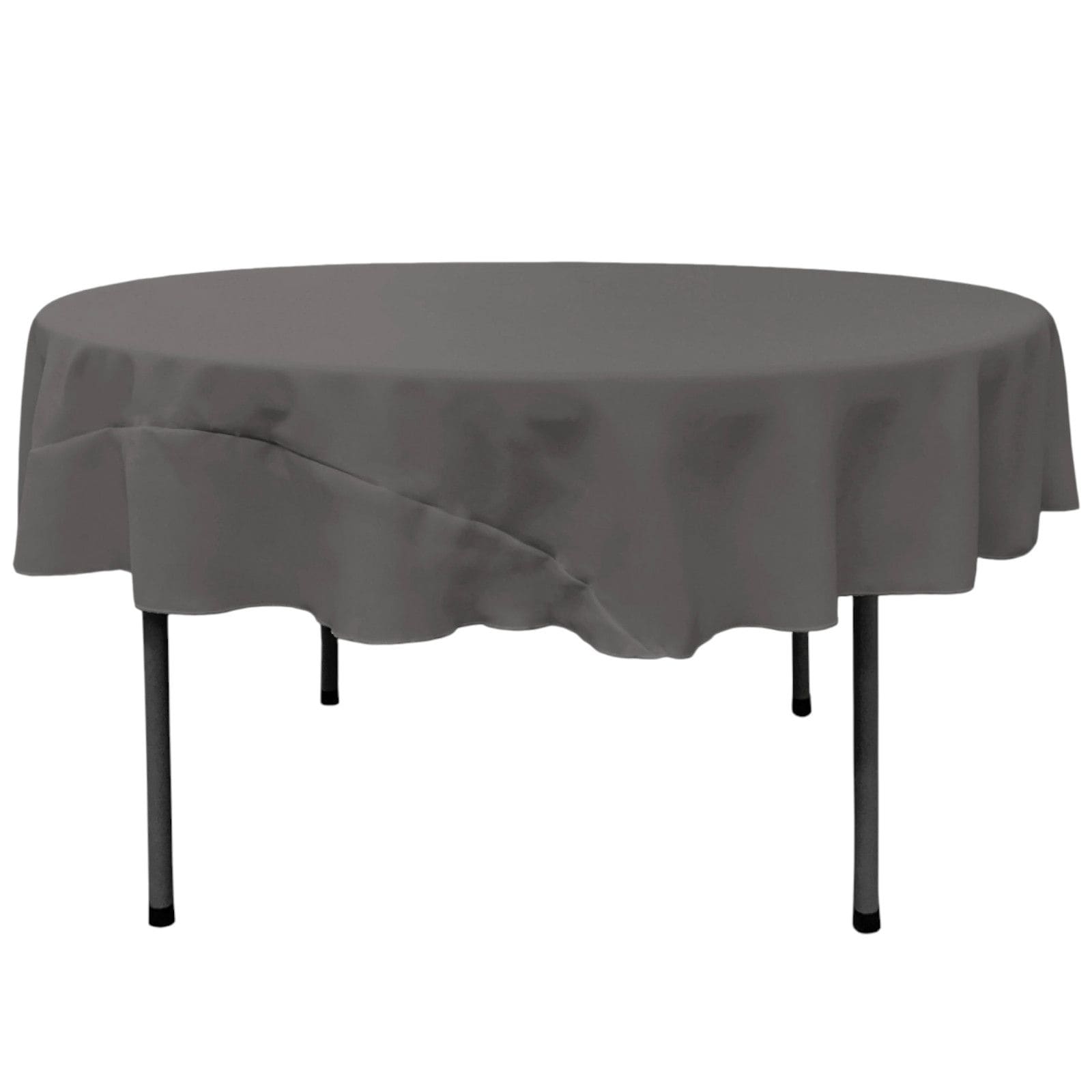 Slickblue Indoor Outdoor Polyester Poplin Table Cover for 72 Inch Round Table Round Tablecloth for Party Wedding Holiday Dining Event Table Decoration Multiple Color Options