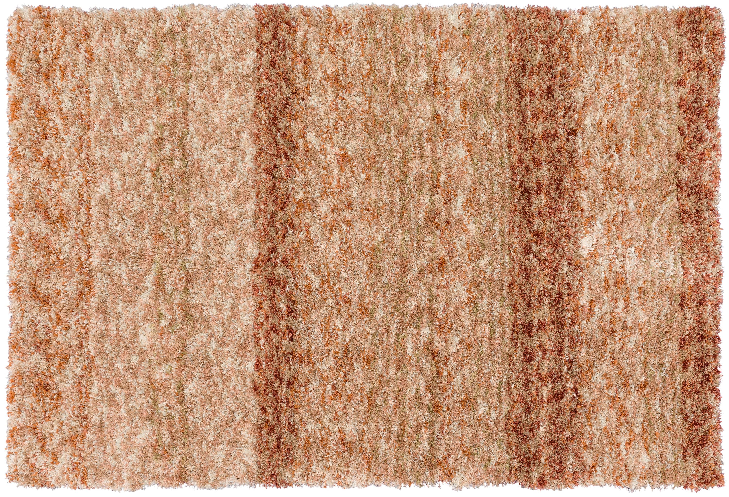Addison Rugs ASN31RU2X3 Sanibel 2 x 3 (ft) Microfiber Rust Rectangular Indoor Stripe Mid-Century Modern Throw rug