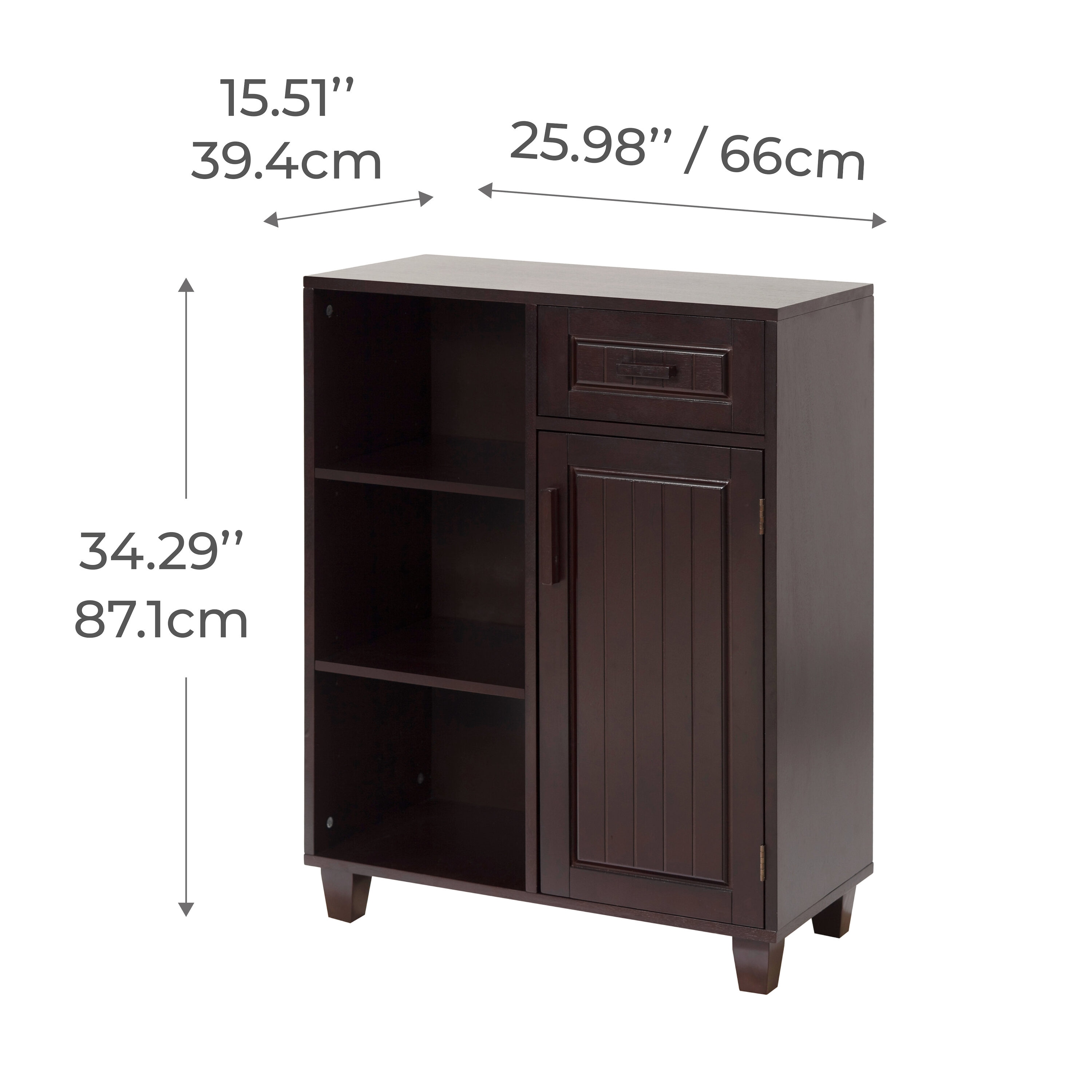 Teamson Home 7718 Linen-Cabinets - View #7