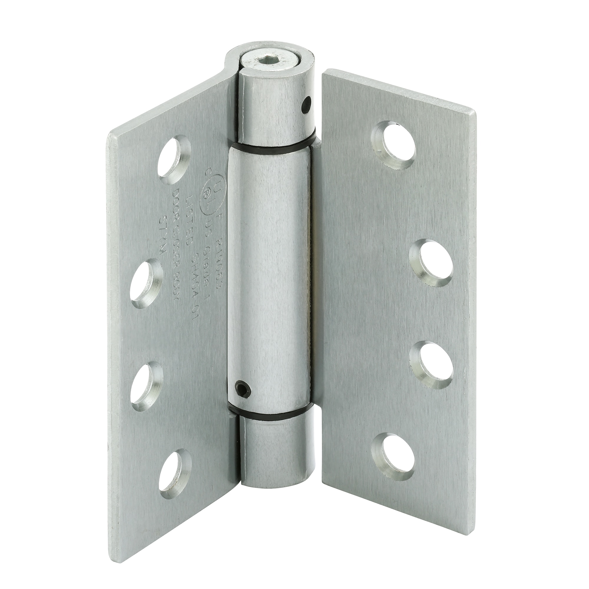 Prime-Line U 1158453 4-1/2-in H Square Satin Nickel Self closing Interior/Exterior Door Hinge 3 -Pack