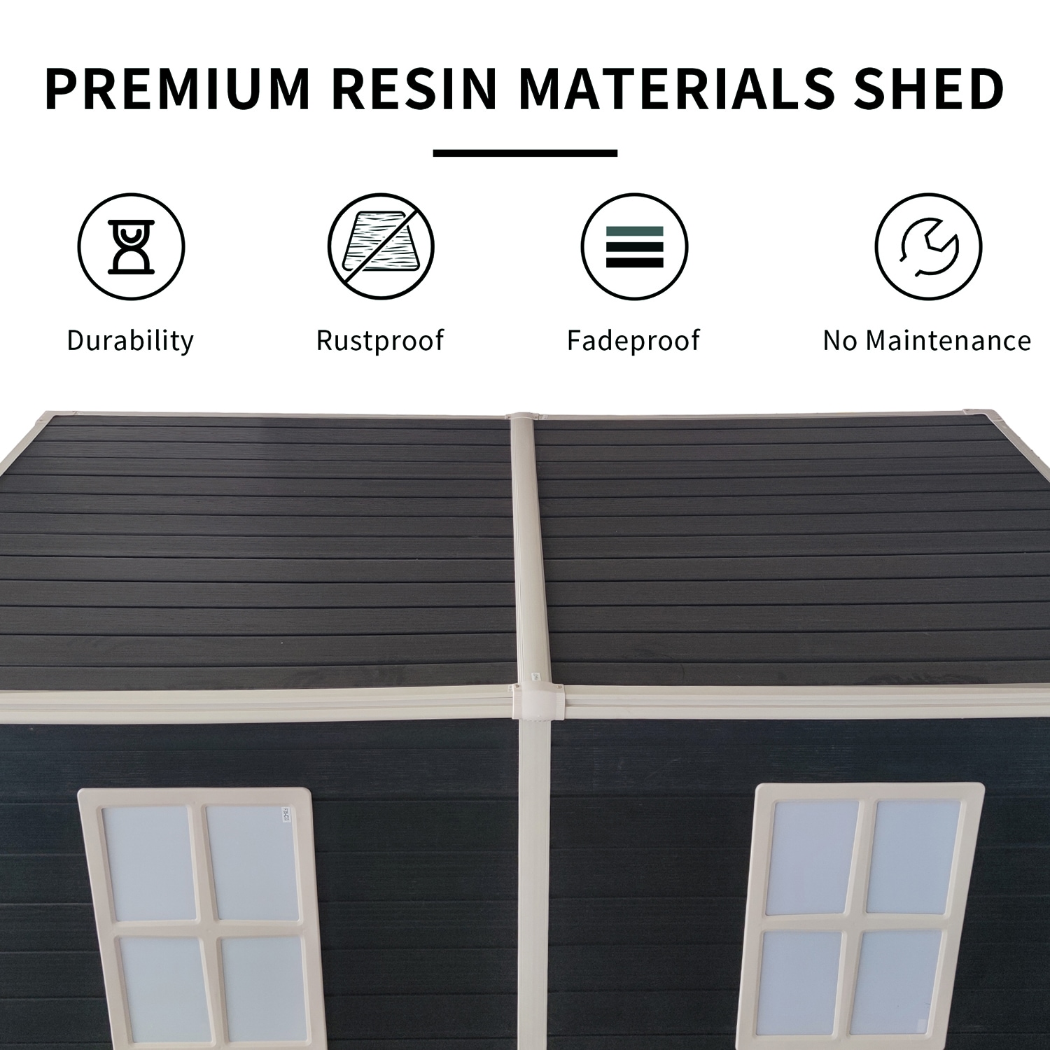 Maincraft D01-OSS30 Vinyl-Resin-Storage-Buildings - View #7