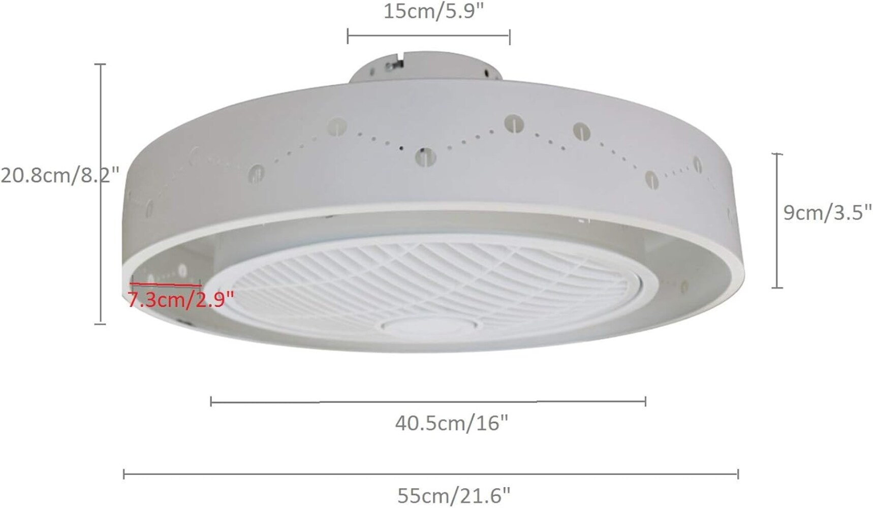 Oukaning HG-WMTZXL-3024-US-1 Ceiling-Fans - View #5