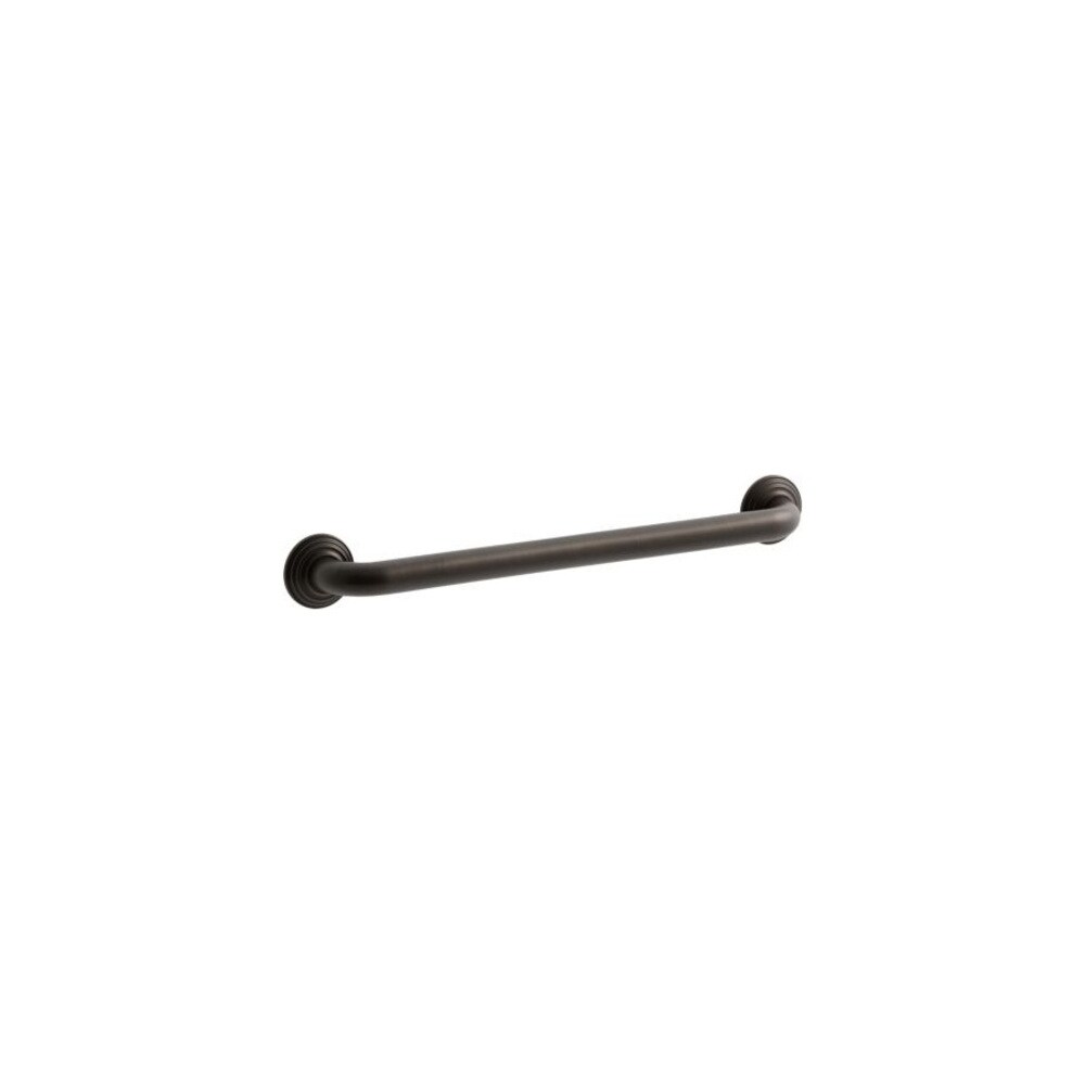 KOHLER Traditional 18-in Oil-Rubbed Bronze Wall Mount ADA Compliant Grab Bar (300-lb Weight Capacity)