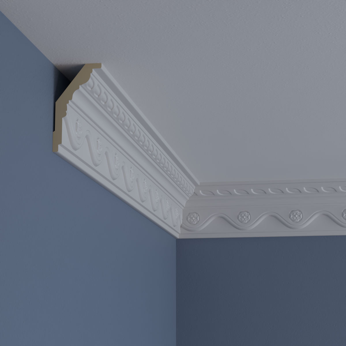 Ekena Millwork MLD03X02X04AL-CASE-8 Crown-Moulding - View #10
