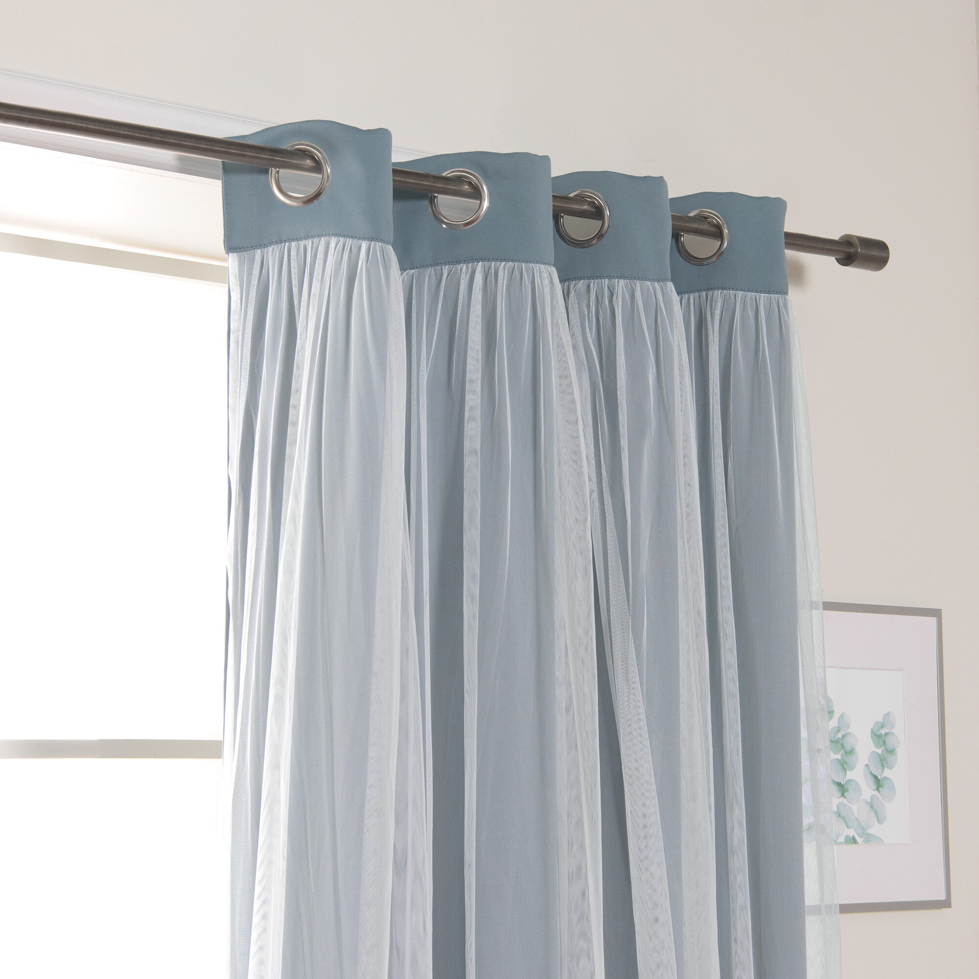 Best Home Fashion GR-MARRYME-108-MGREE curtains - View #3