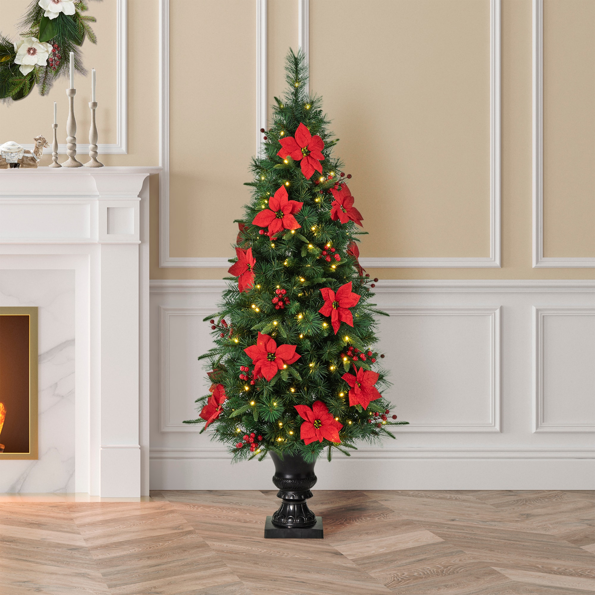 Glitzhome 2030800008 Artificial-Christmas-Trees - View #6