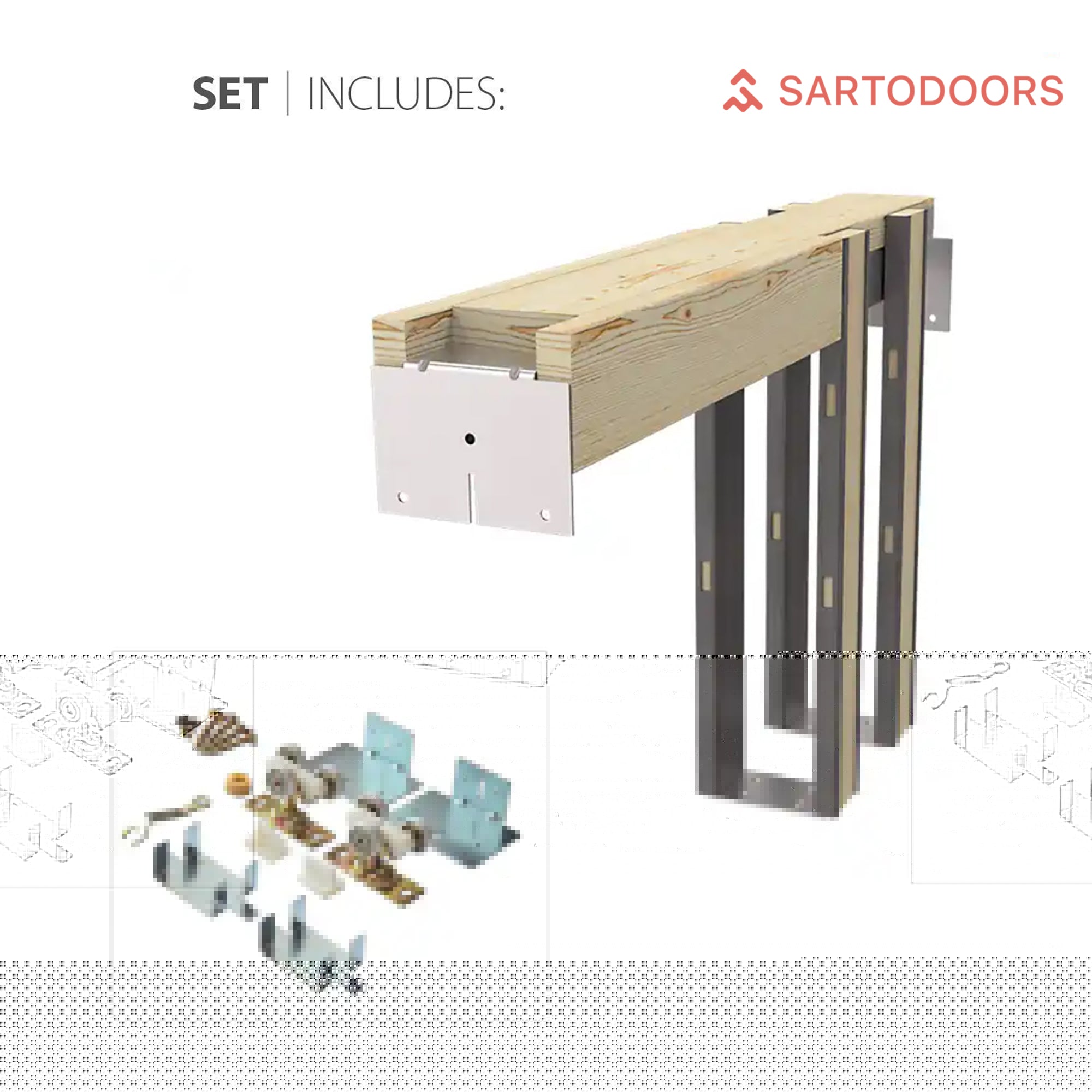 SARTODOORS PL0770DPWS30 French-Doors - View #4