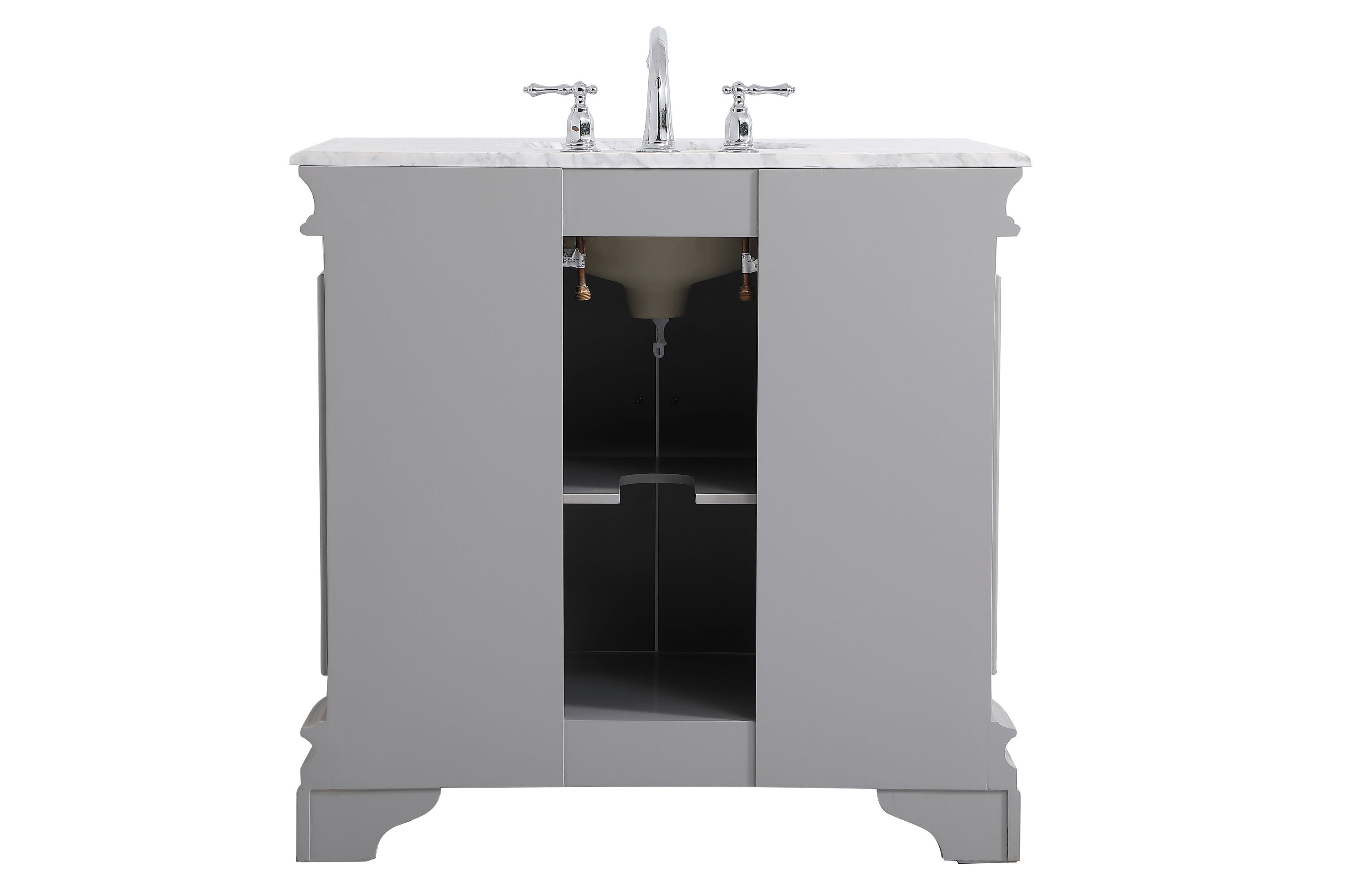 Elegant Decor HF156108GR Bath-Vanity-Combo - View #15