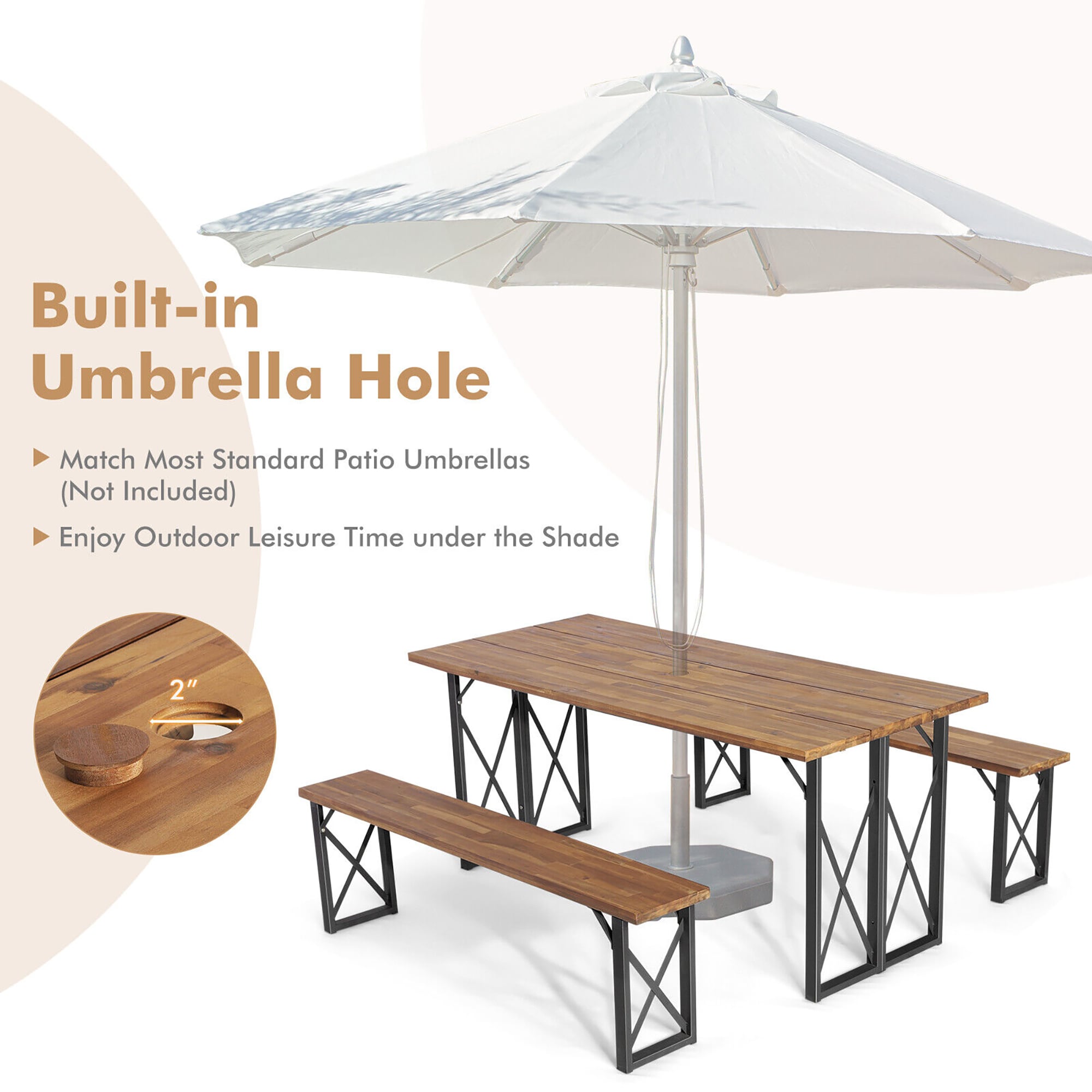 Forclover HYFL-5469+ Picnic-Tables - View #8
