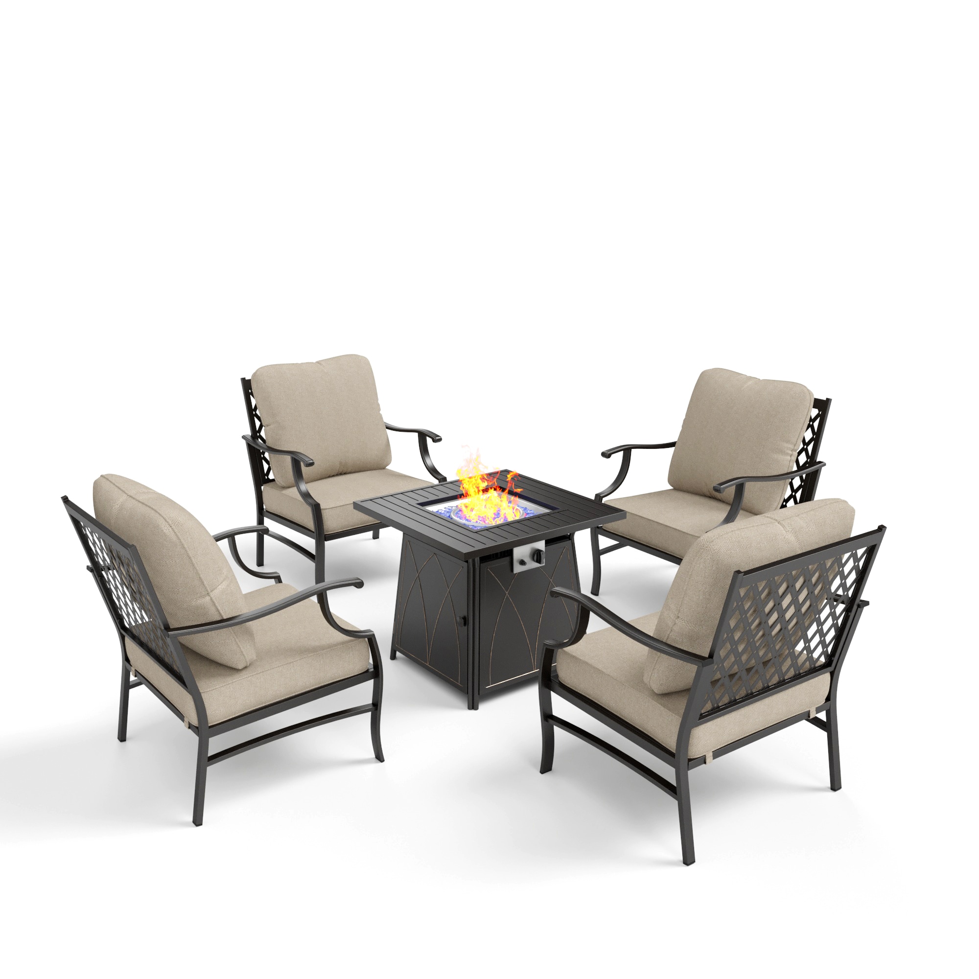 Sunshine Valley CP003-10-4-GS001 Patio-Conversation-Sets - View #2