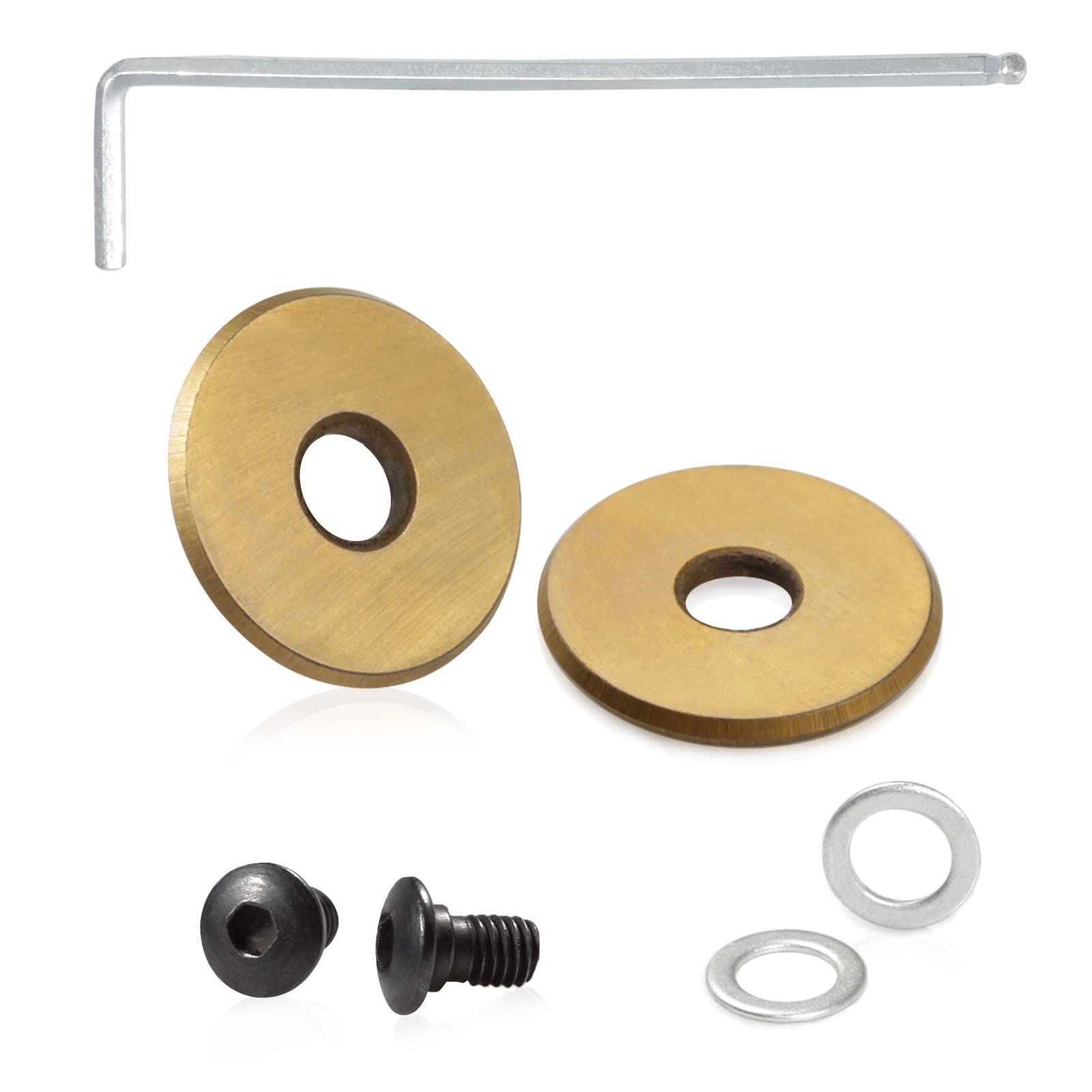 AKSCYZM  Tungsten Carbide Replacement Cutting Wheel Set for Tile Cutter with Washer Screw and Hex Wrench durable home and garden accessory